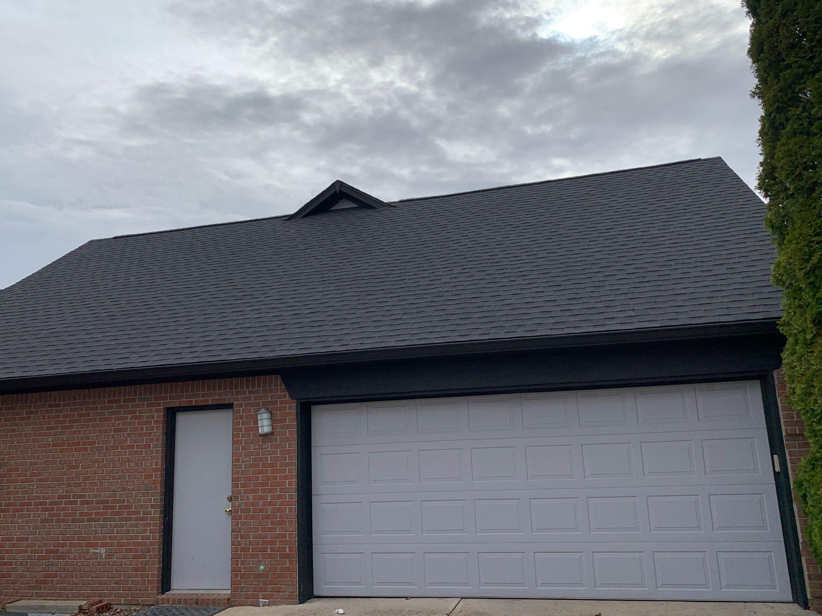 Project in New Palestine by Moss Roofing
