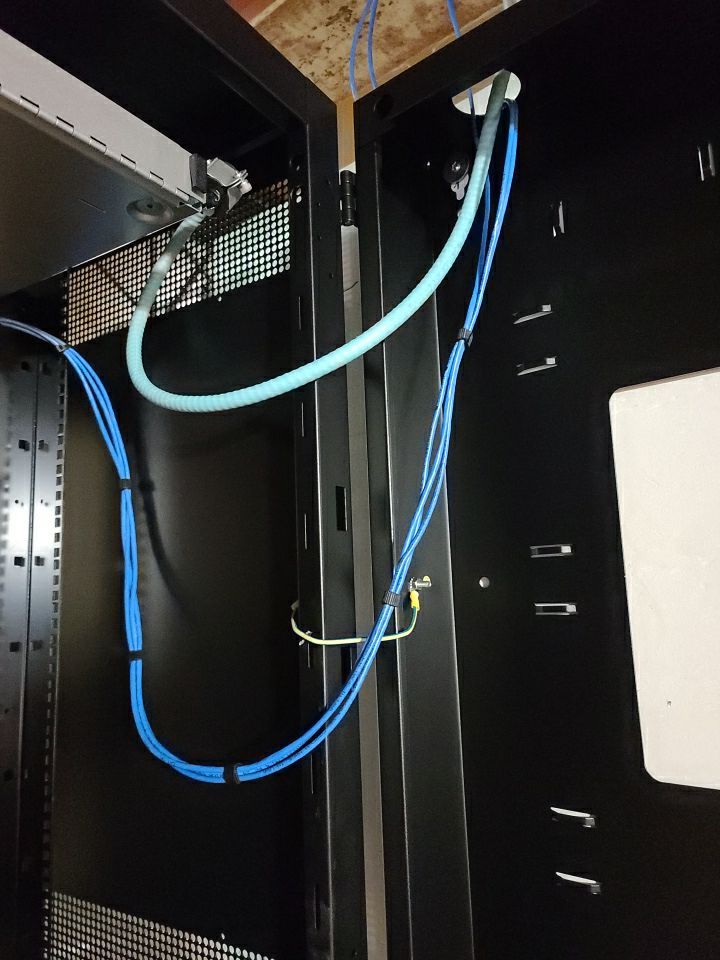 Structure Cable Installation using Cat 6 Cabling & Fiber  by Firmament Solutions