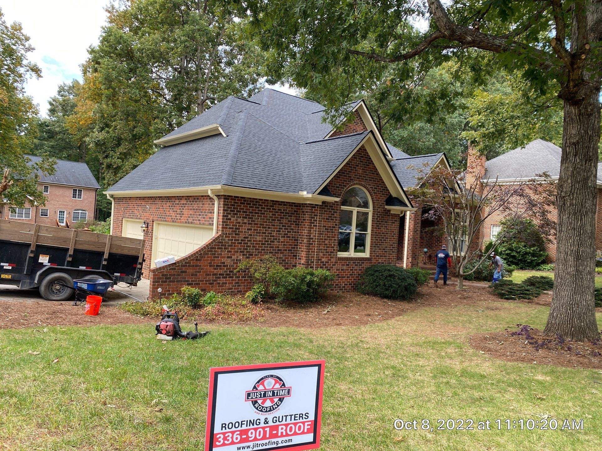 Happy Customer for Life by Just In Time Roofing and Restoration