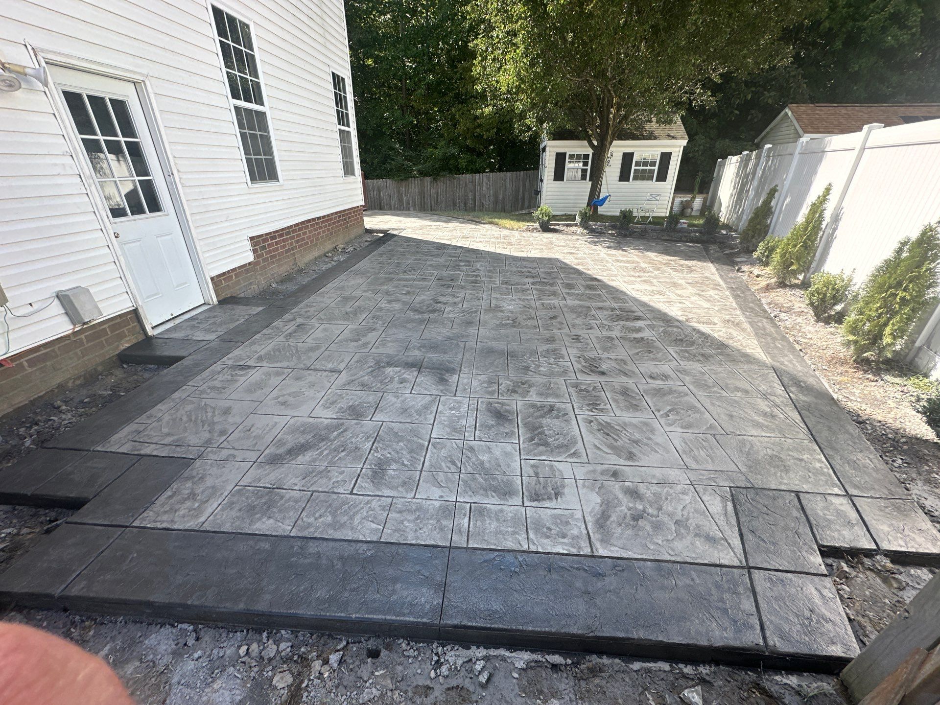Project in Virginia Beach by Sam The Concrete Man Virginia Beach