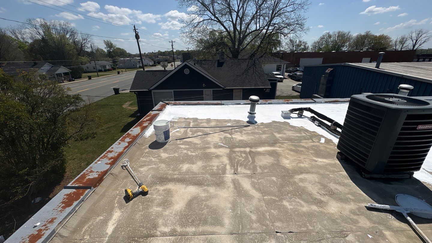 Silicone Roof Coatin by Just In Time Roofing and Restoration