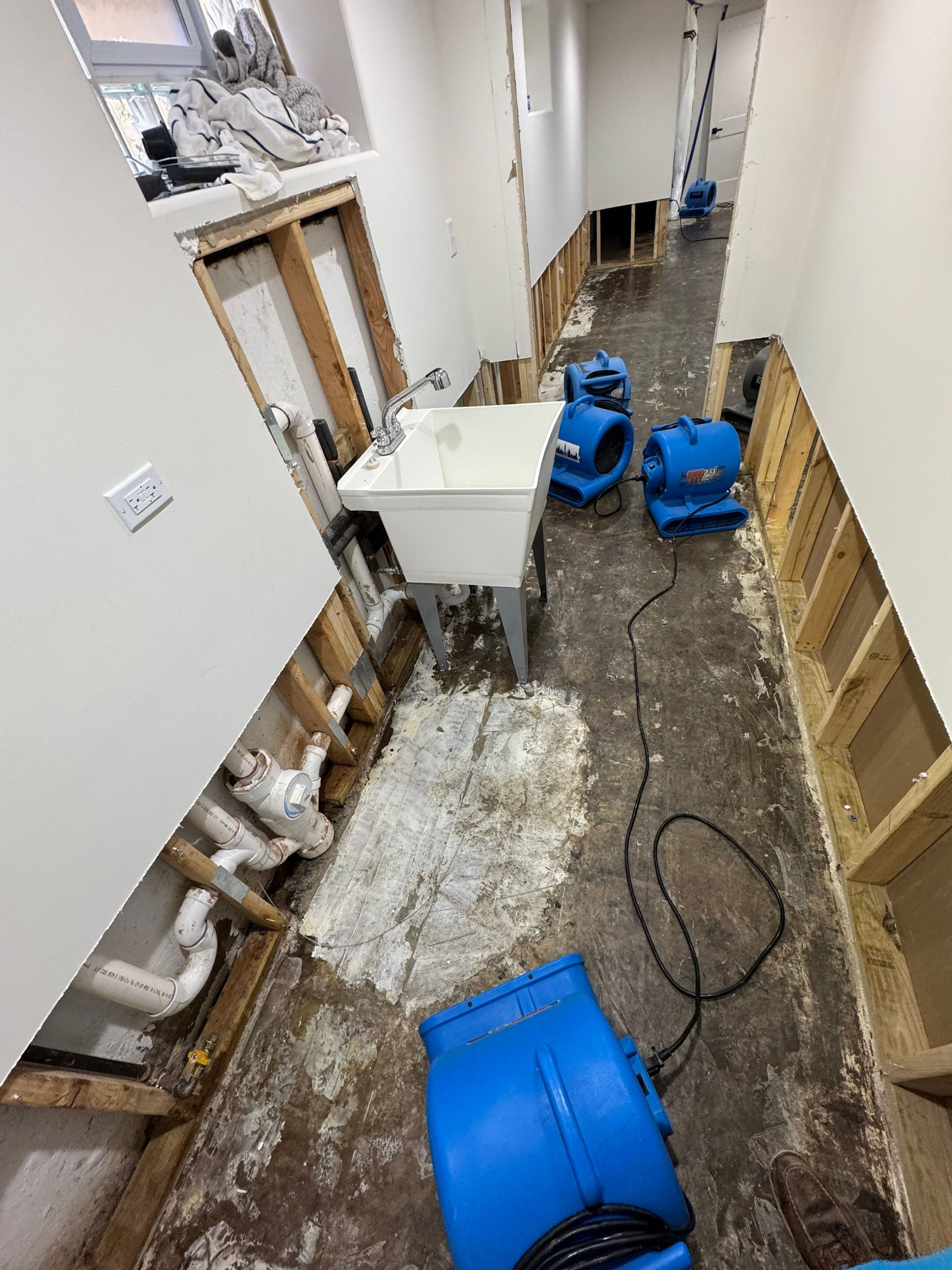 Basement Water Damage Mitigation and Structural Drying in Chicago by Chicagoland Water Medics