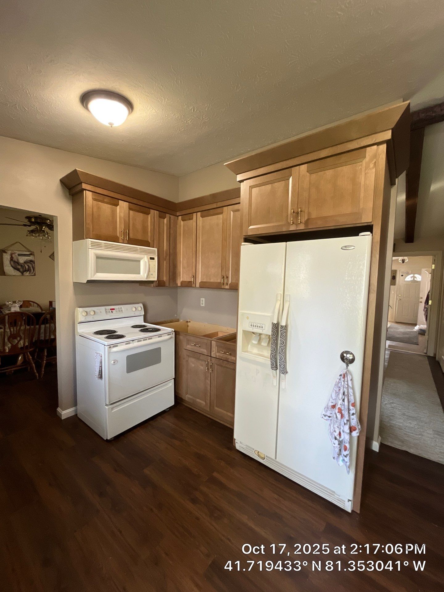 Kitchen Renovation & New Floors by Hilltop Drafting & Design LLC
