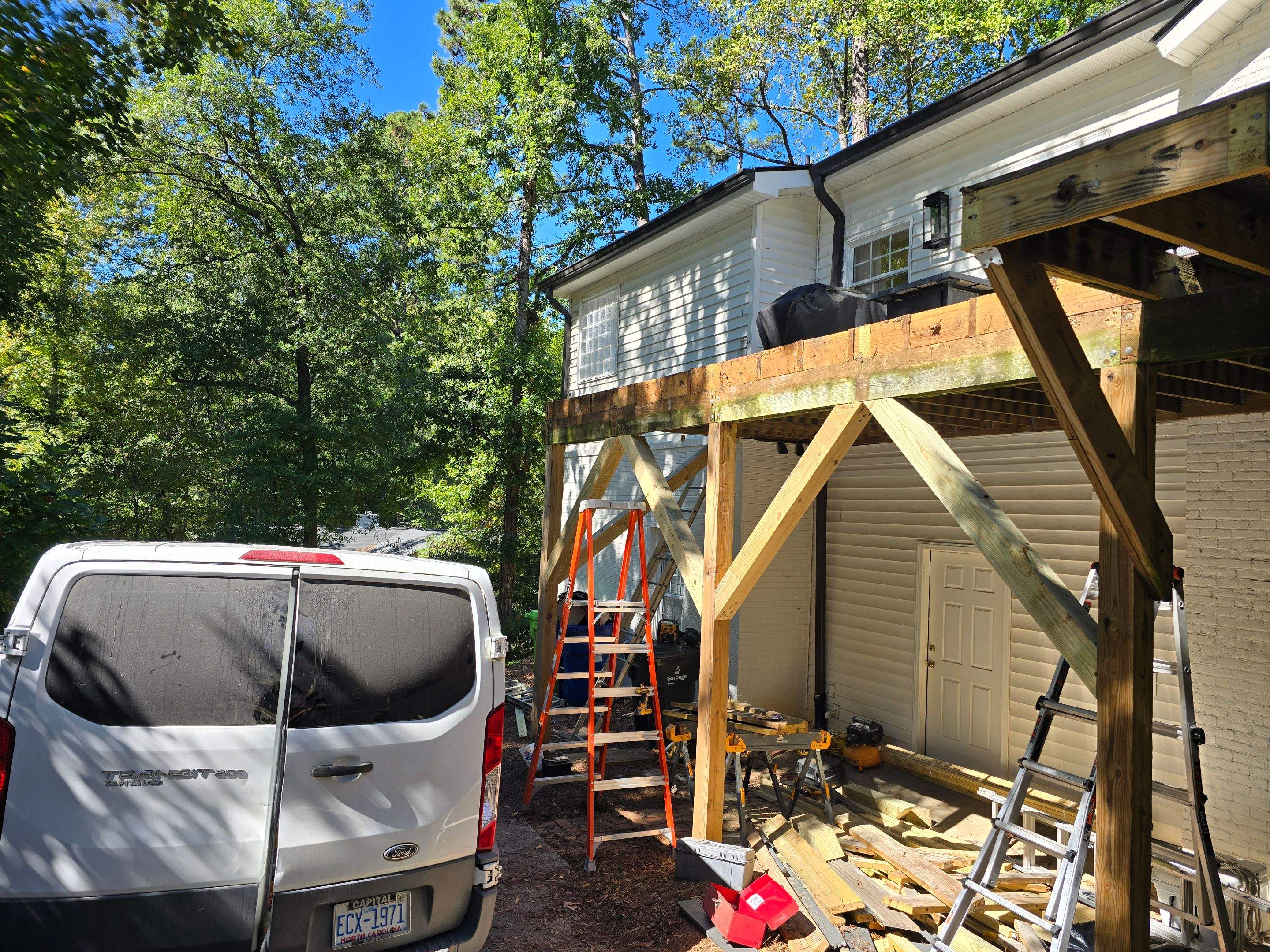 Custom Railings, Deck Support Installation, and Professional Deck Painting by Billy Weatherspoon Contractor