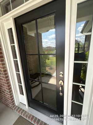 Bolivia Entry Door Upgrade and Modern Pendant Light Installation
