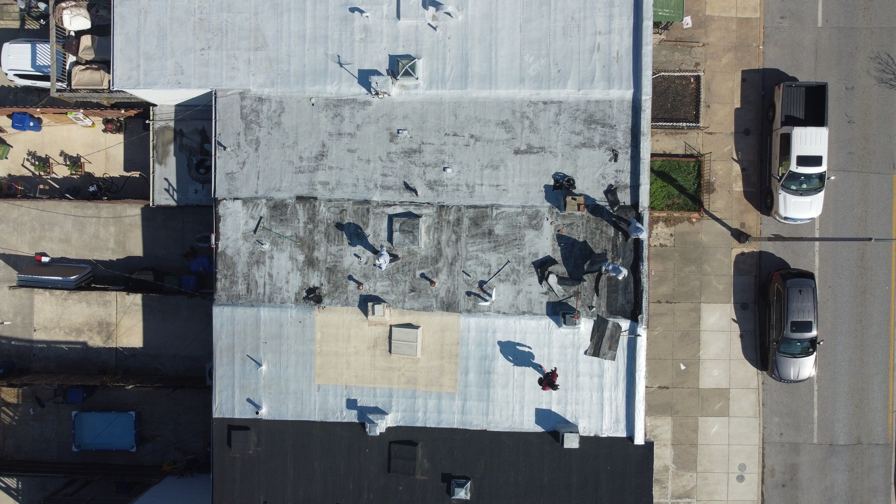Residential Roofing Installation using Flat Roof Replacement – Modified Bitumen by Matter Construction, LLC