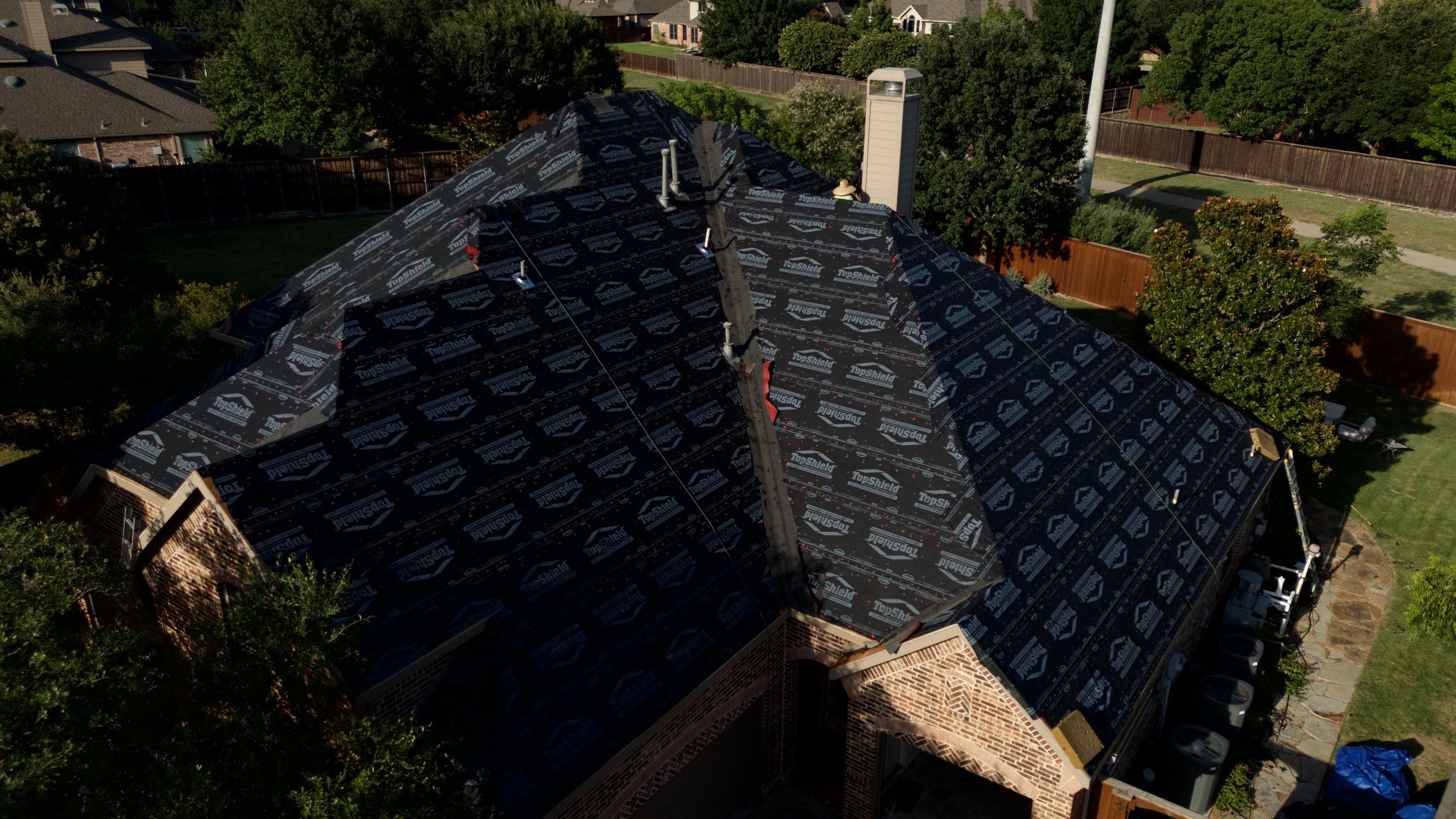Residential Roof Repair using IKO Dynasty Class 3 Impact Resistant Shingles by Becker Roofing and Exteriors