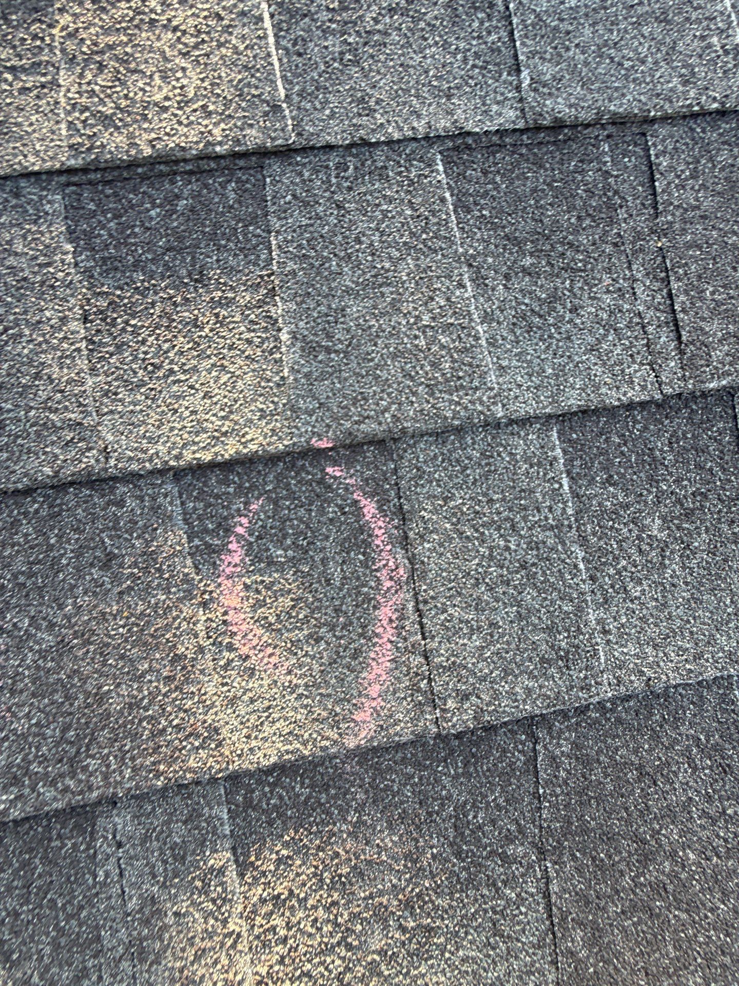 Hail Damage Roof Inspection in Oklahoma City, OK by McCann's Roofing and Construction