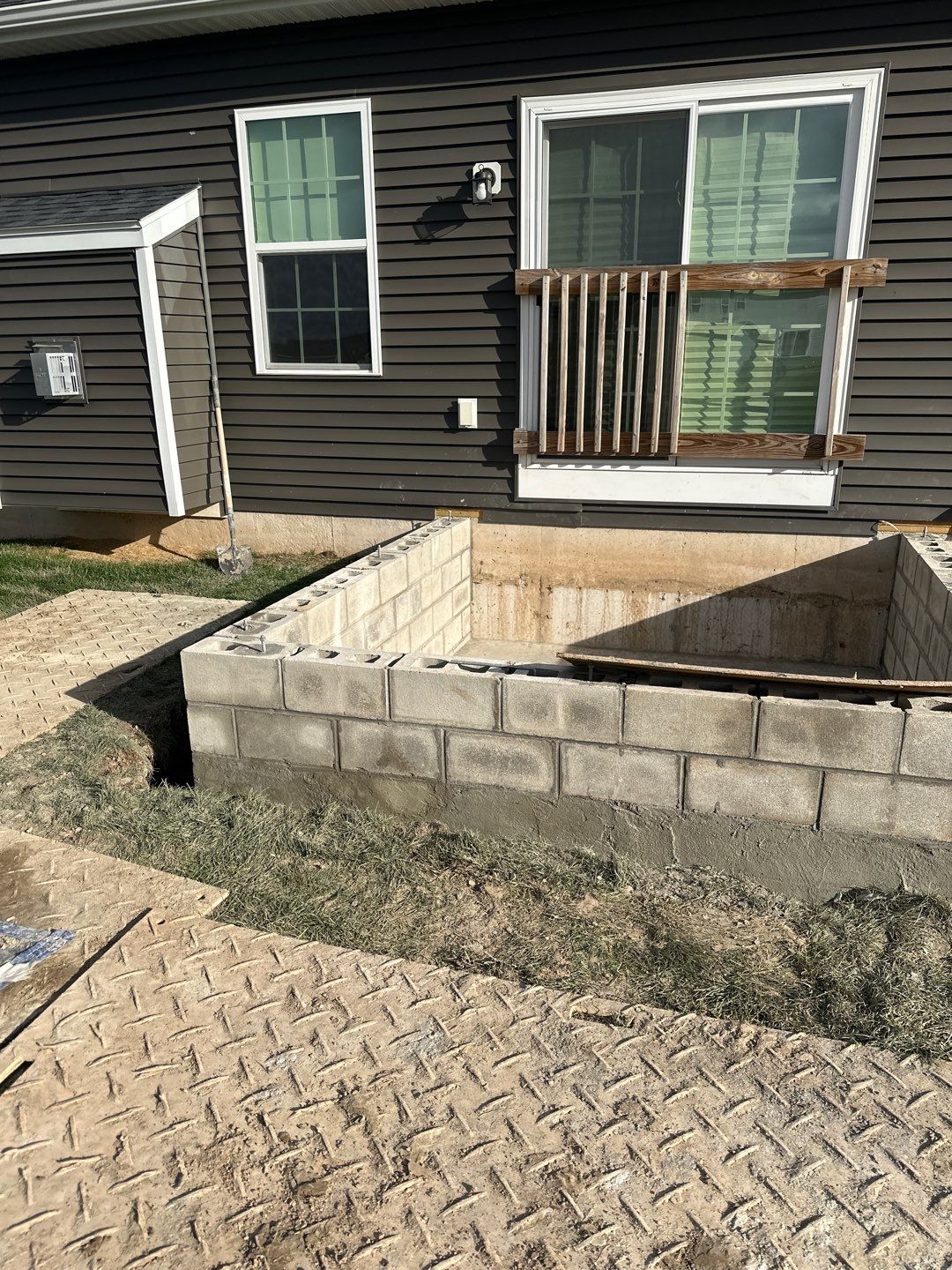 Block Foundation Addition by NG Masonry & Construction LLC