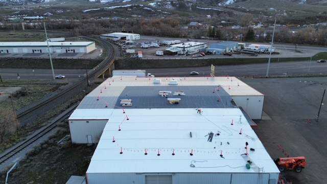 Commercial Roofing Installation using GAF TPO by All County Roofing Inc.