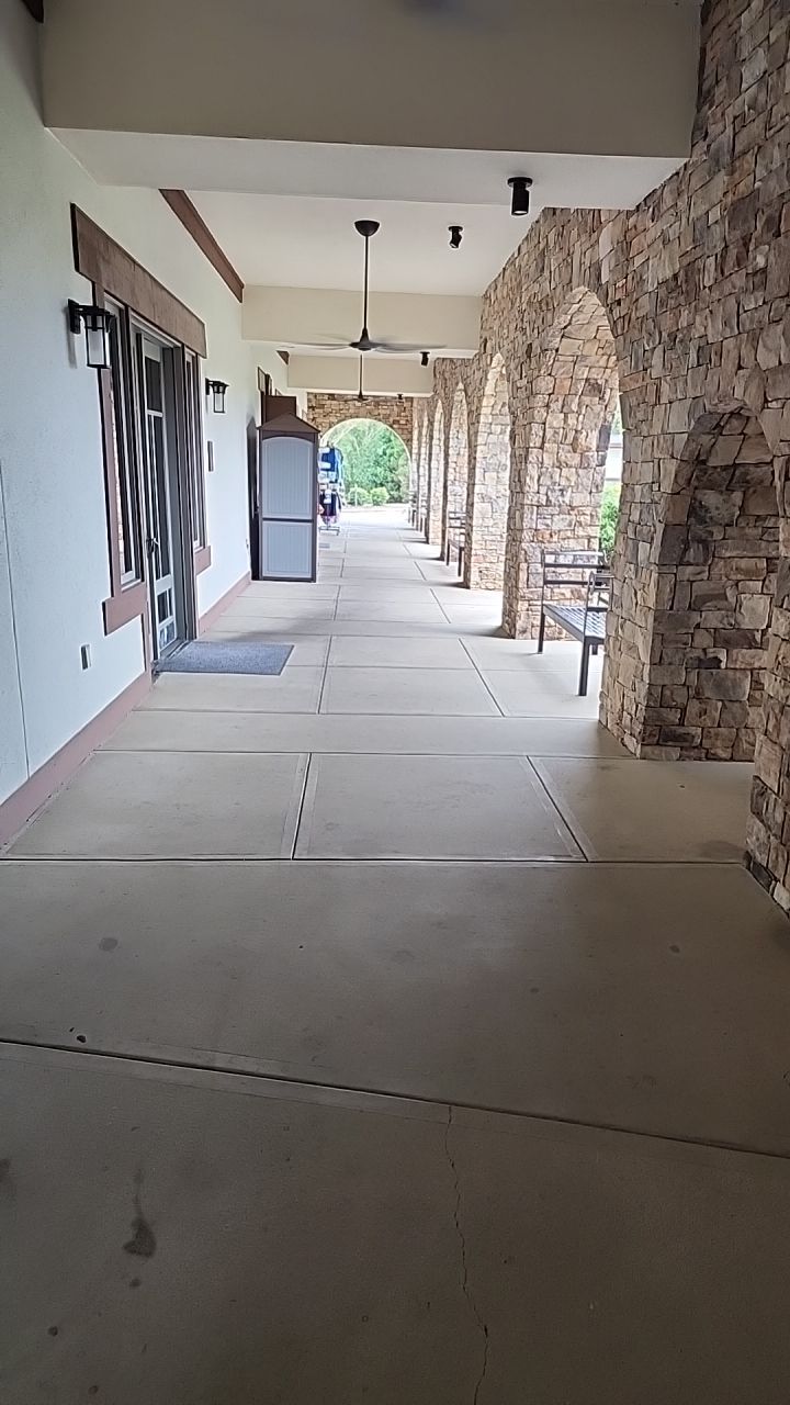 concrete Clean using cleaner by G&H Home Tech Pros LLC