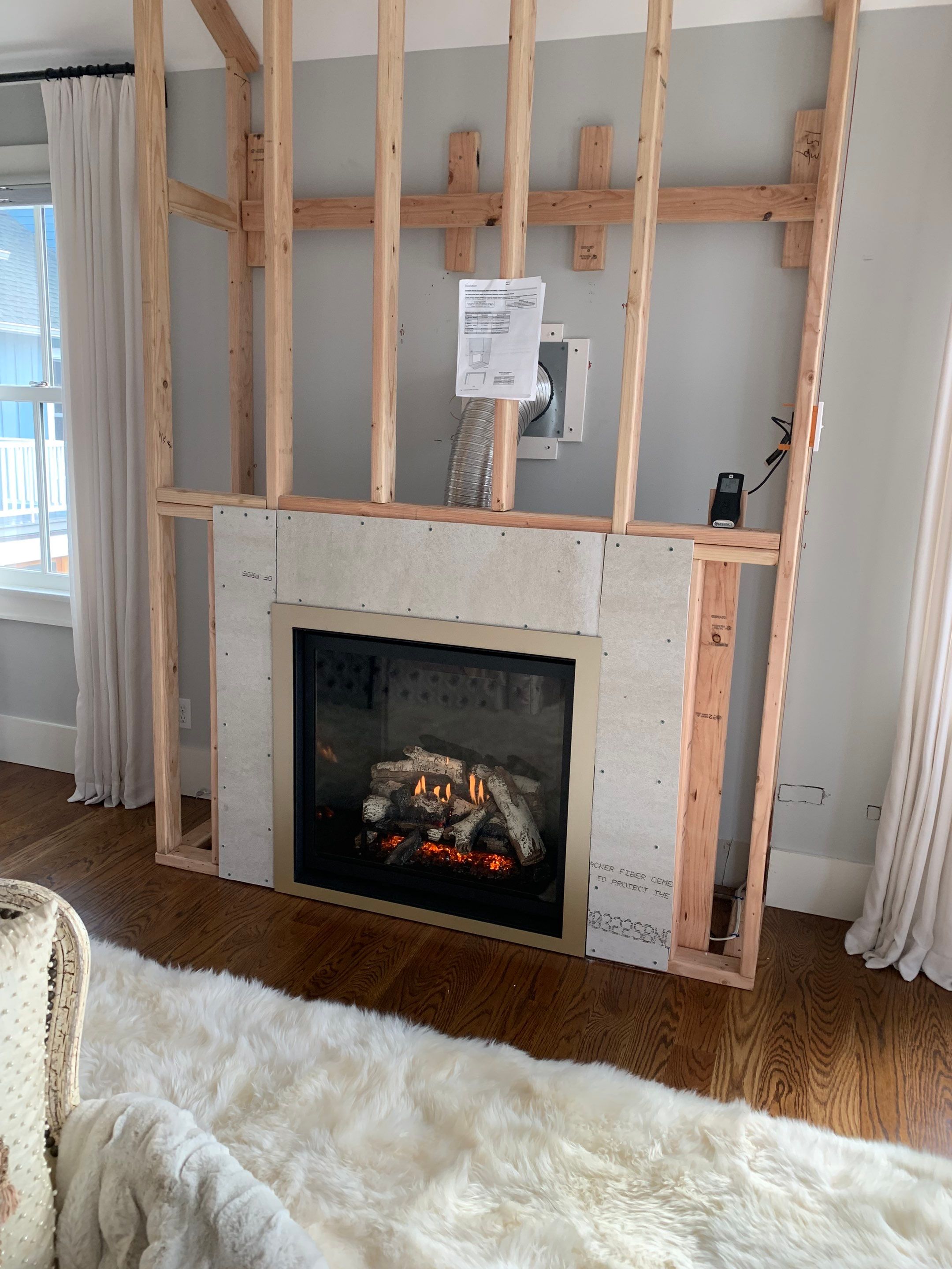 Gas Fireplace and Insert  by Neighborhood Chimney Services 