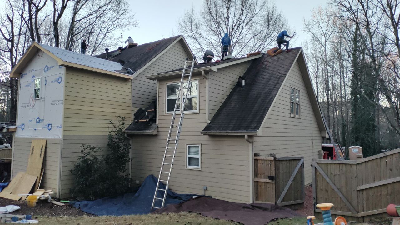 Residential Roofing Installation using Owens Corning by Inspector Roofing and Restoration