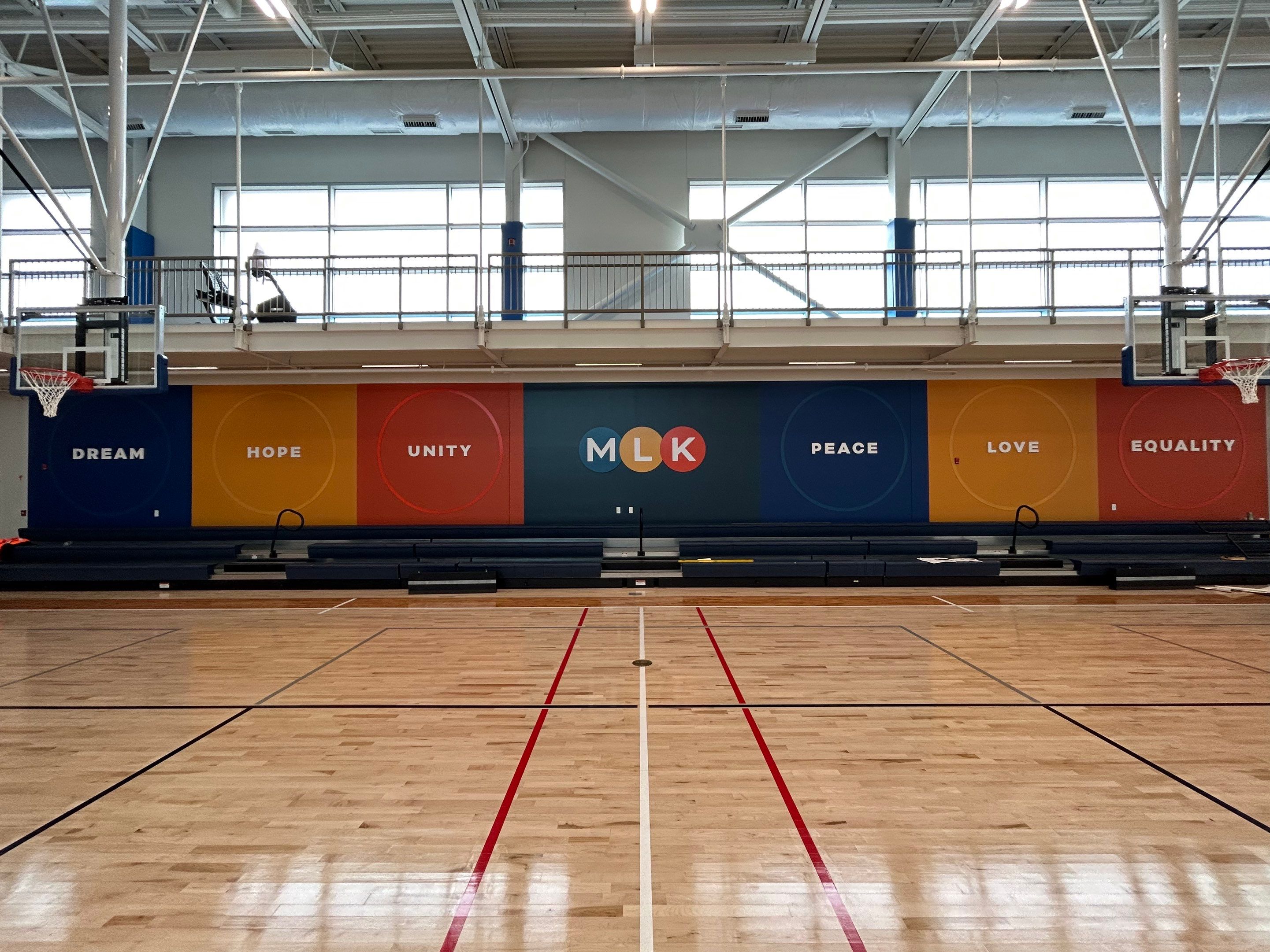 Community Center Facility Upgrades and Custom Monument Sign Installation by Hayes Design co