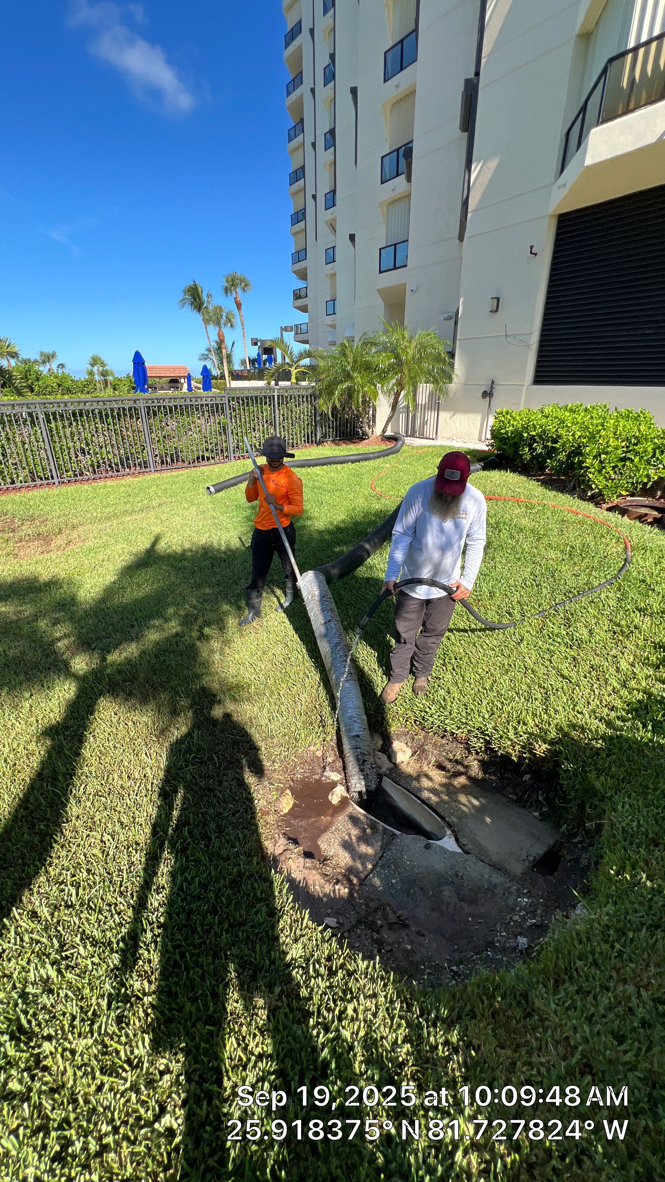 Condo Storm Water System Cleaning and Maintenance by APS Power & Water