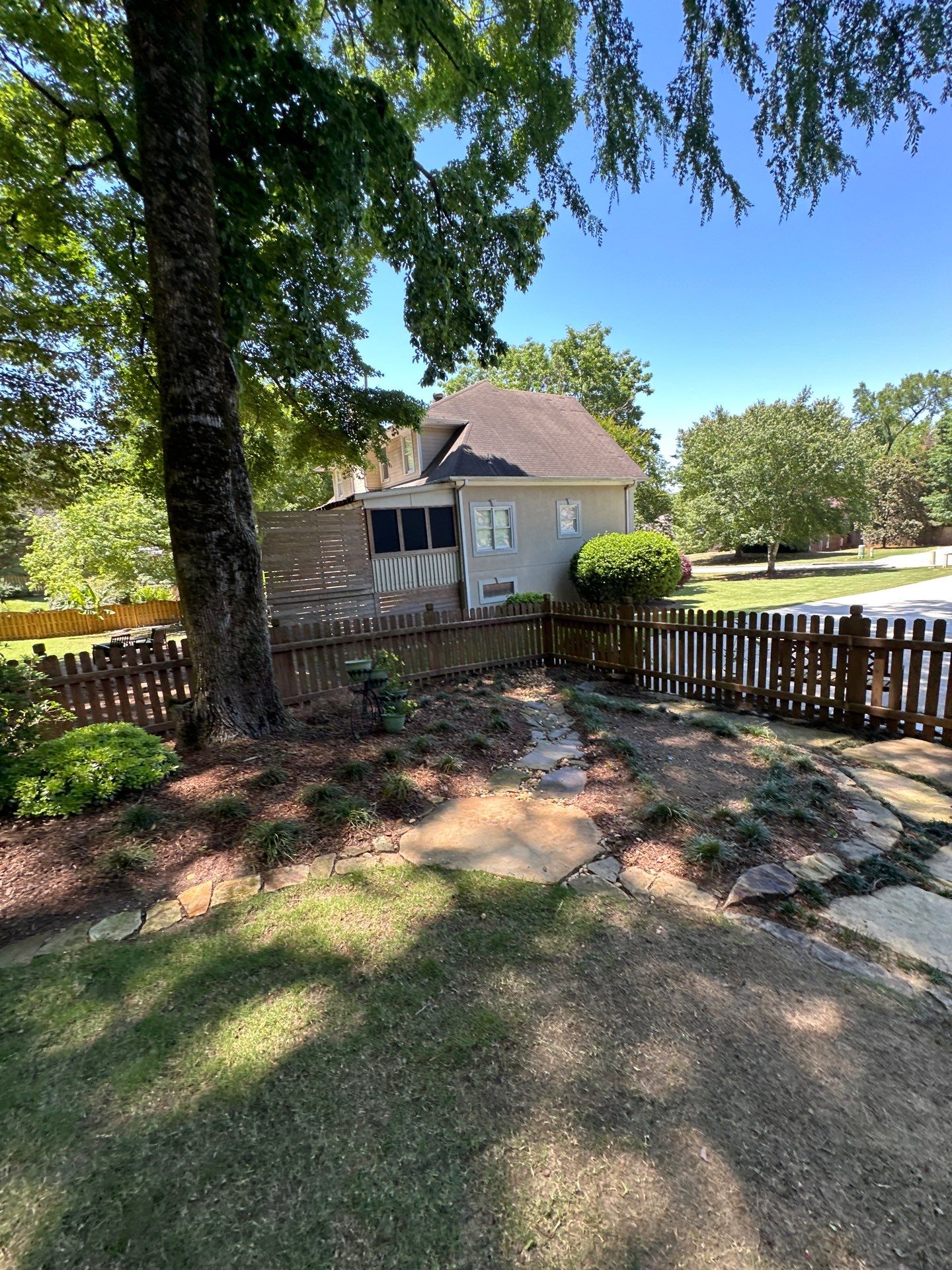 Custom Landscape Transformation and Hardscape Installation in Birmingham by NATURE ONE - LANDSCAPE DESIGN