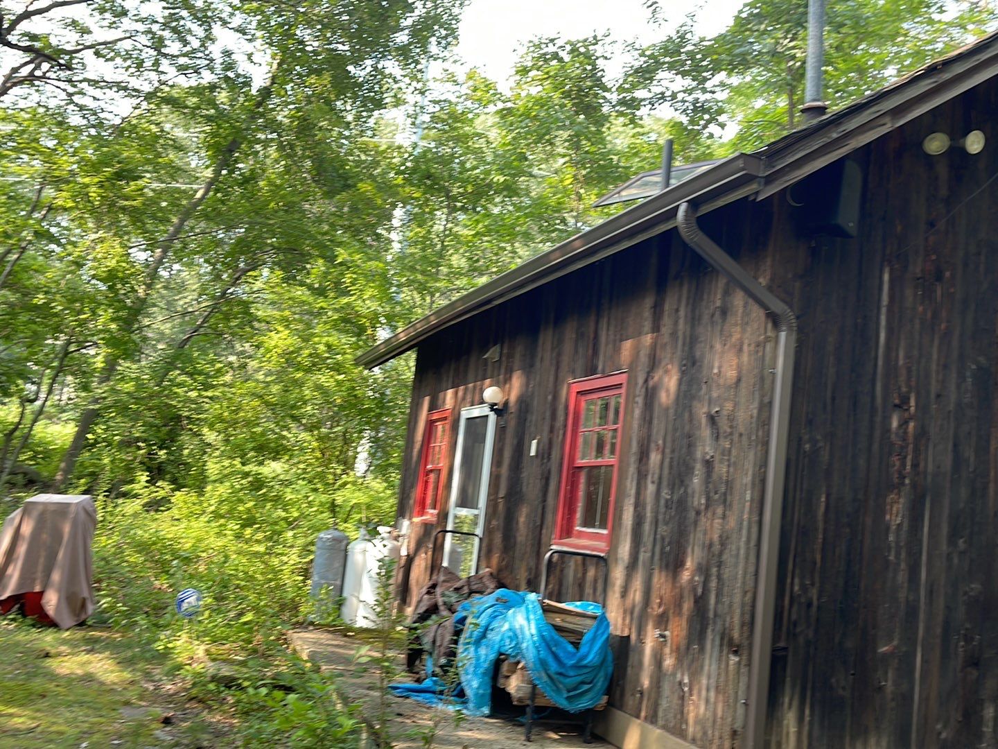 Gutter Installation using 5k Brown Gutters by A Plus Exterior