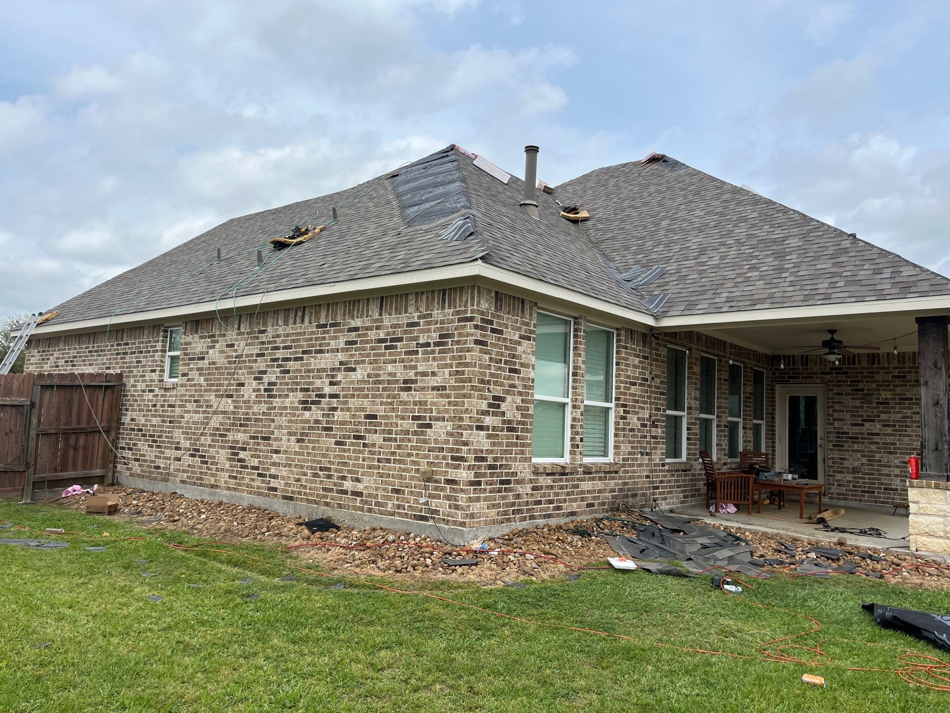 Hail Damage using Owen's Corning Duration (Lifetime) Shingles by Roof Repair Company