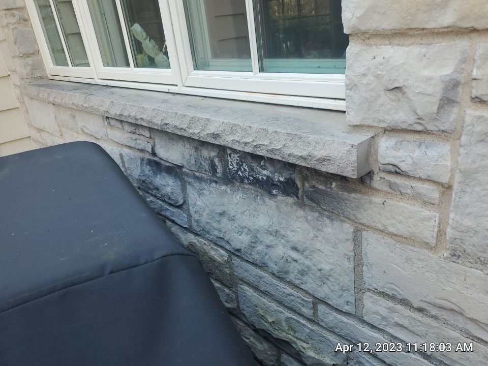 Winnetka, IL bluestone patio cleaning by Northern Power Washing LLC.
