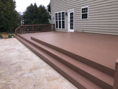 Coated Deck using AcryFin