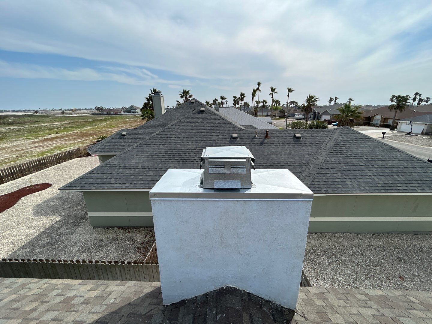 Chimney Cap & Chase Replacement using Galvanized Chimney Cap & Chase by Lighthouse Roofing