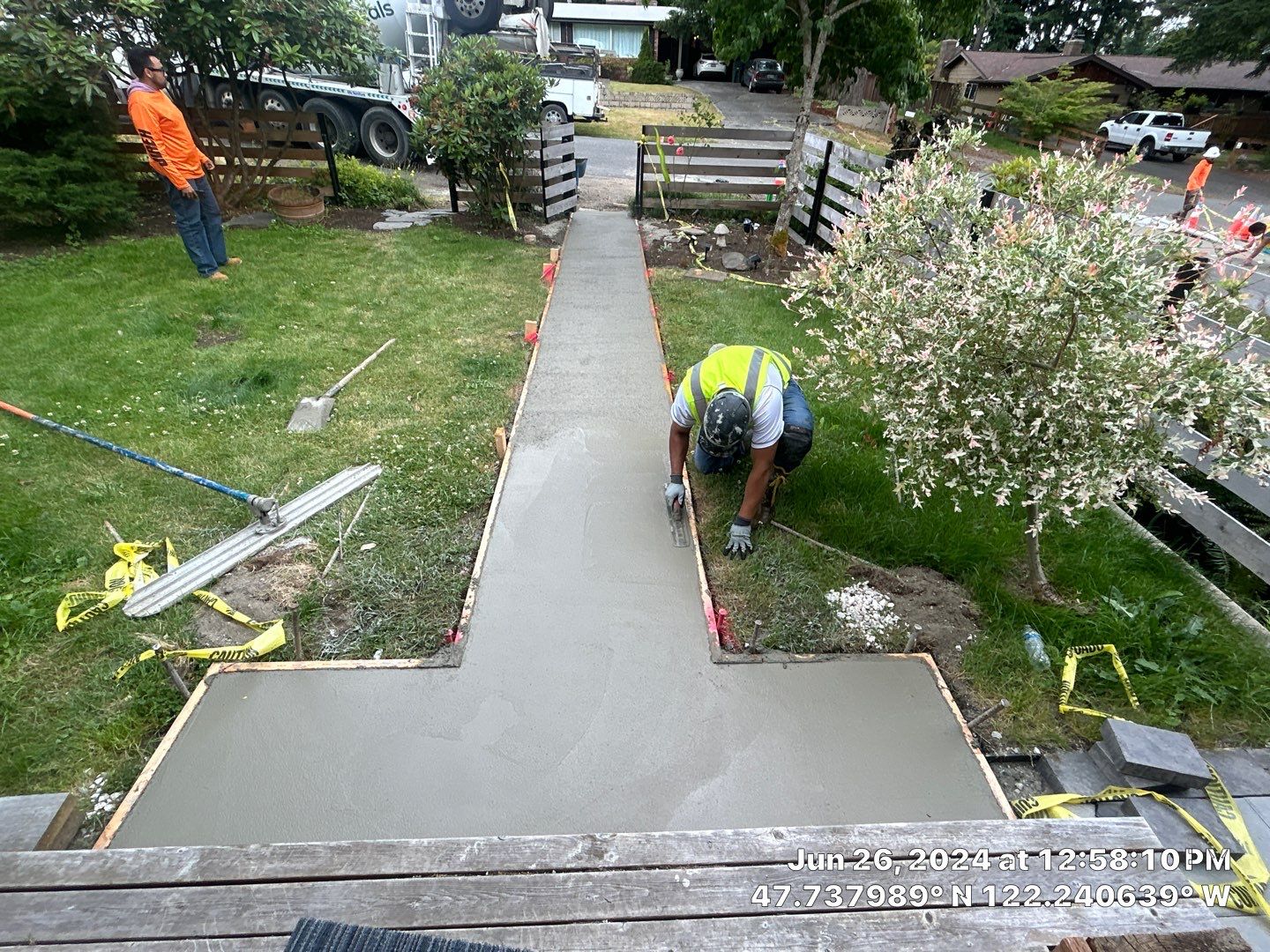 Nathan | Concrete Driveway & Walkway by Jireh Asphalt & Concrete Inc 