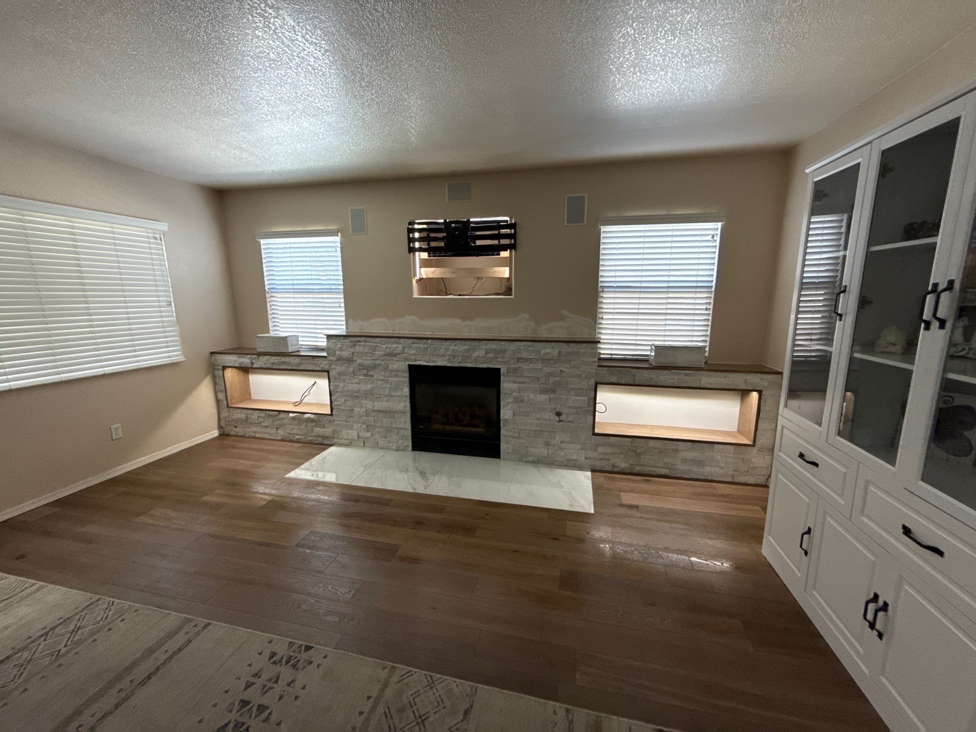 Meadview Fireplace Remodel by Workman Company LLC 