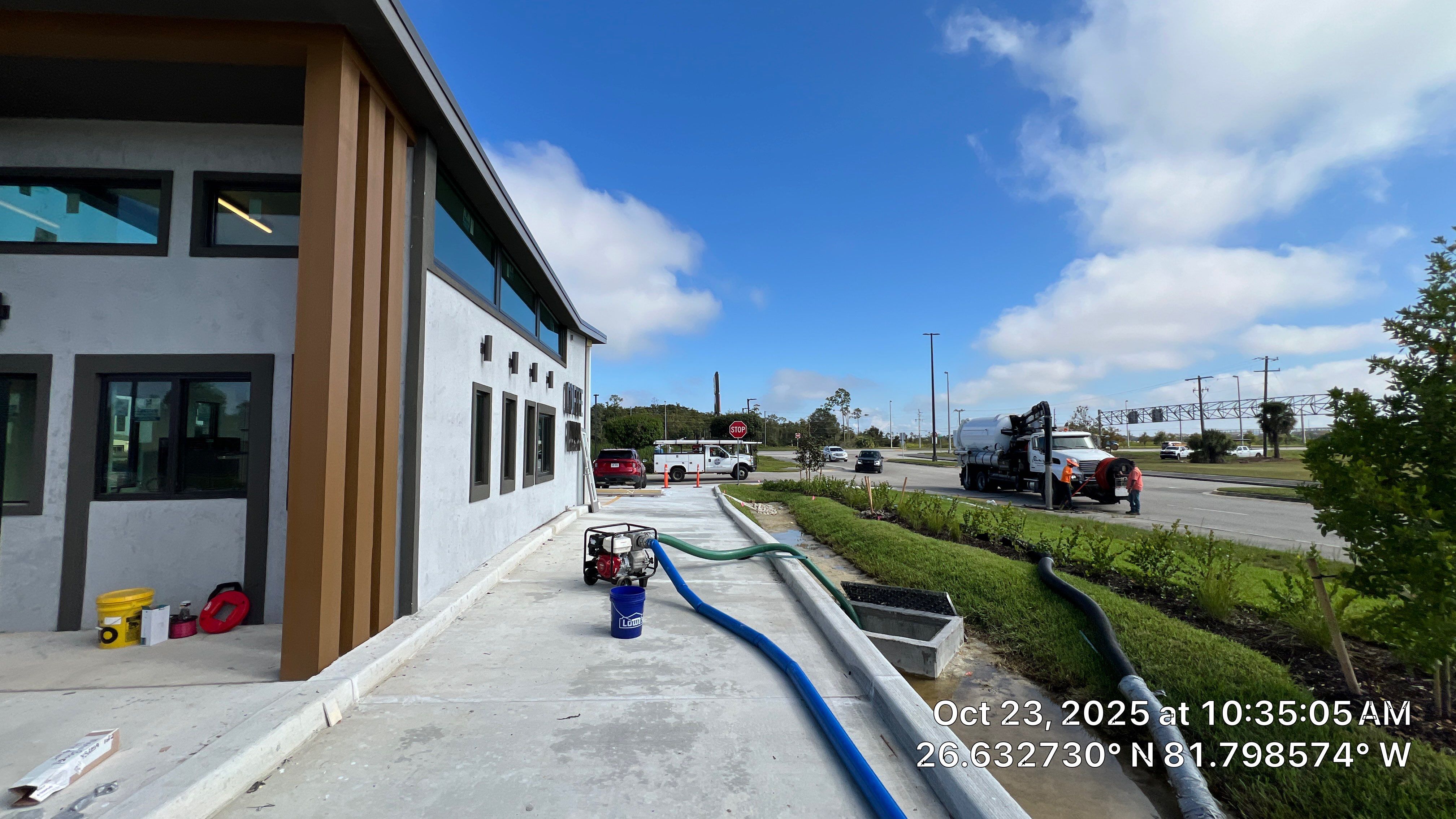 Coffee Rush Fort Myers with PRS by Don Mar, Inc. Storm Water Solutions