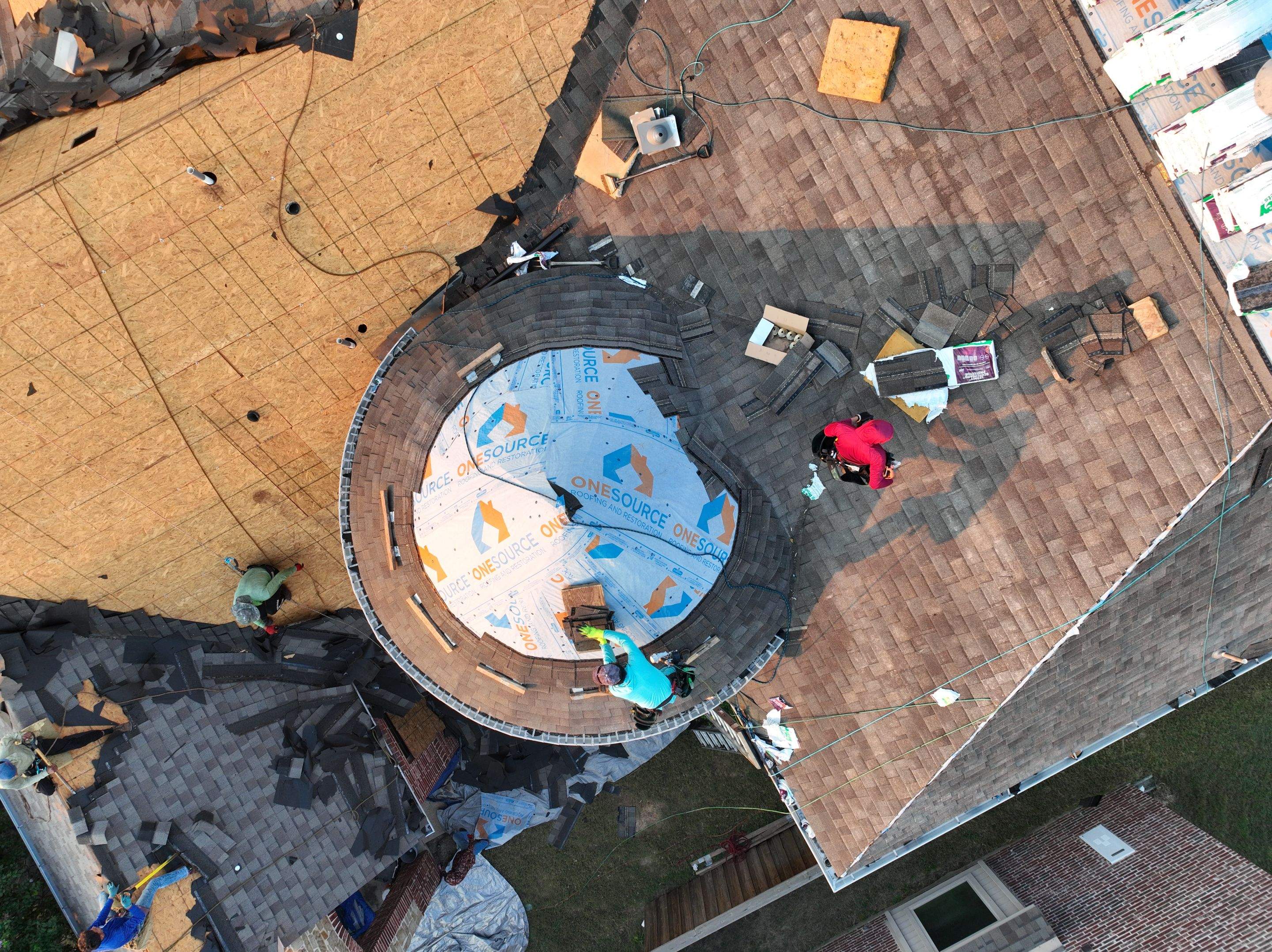 Residential Roofing Installation using Malarkey Legacy Natural Wood by OneSource Roofing and Restoration