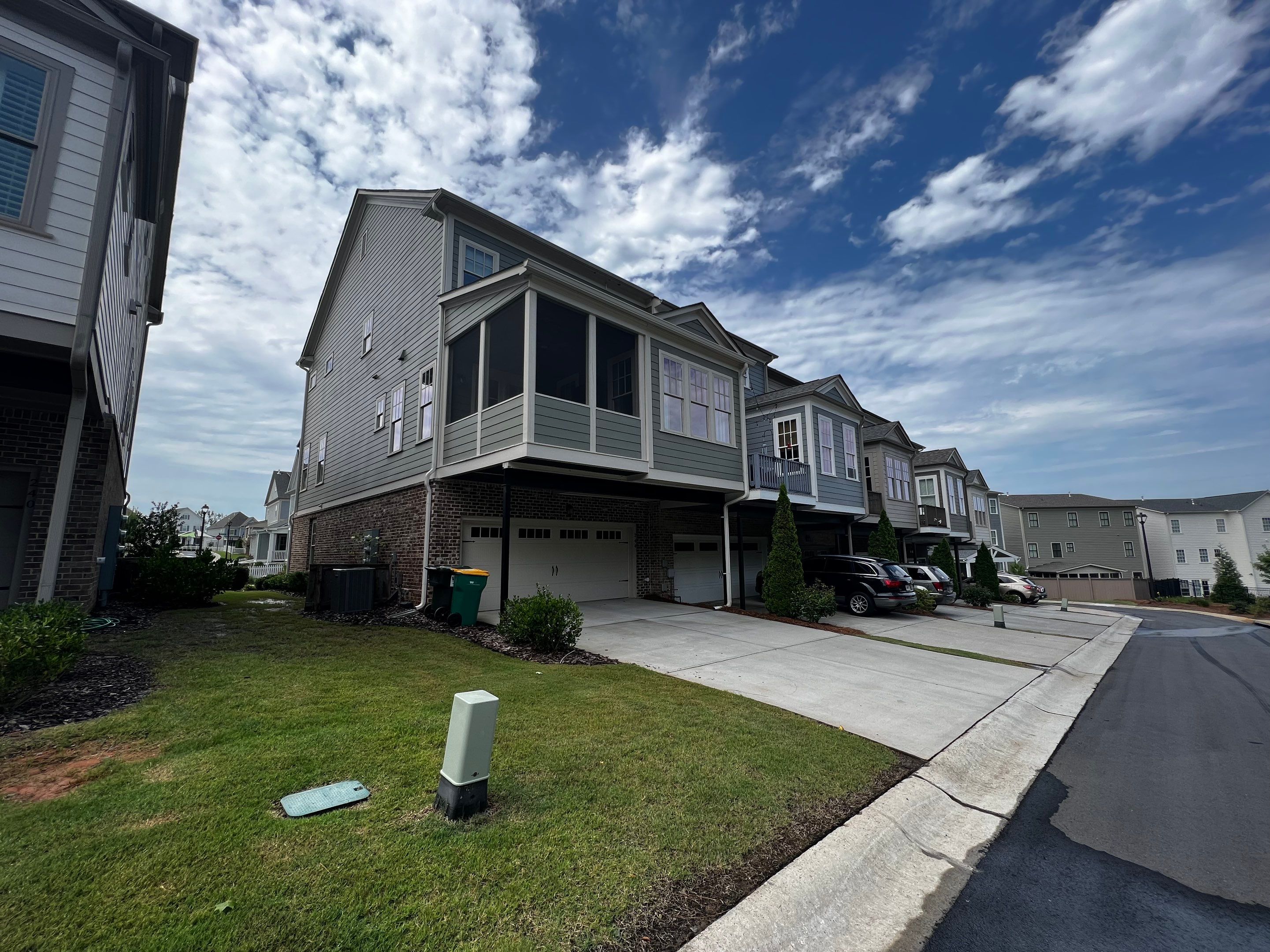 Screened-In Porch Installation for a Woodstock Townhome by Swift Home Renovations