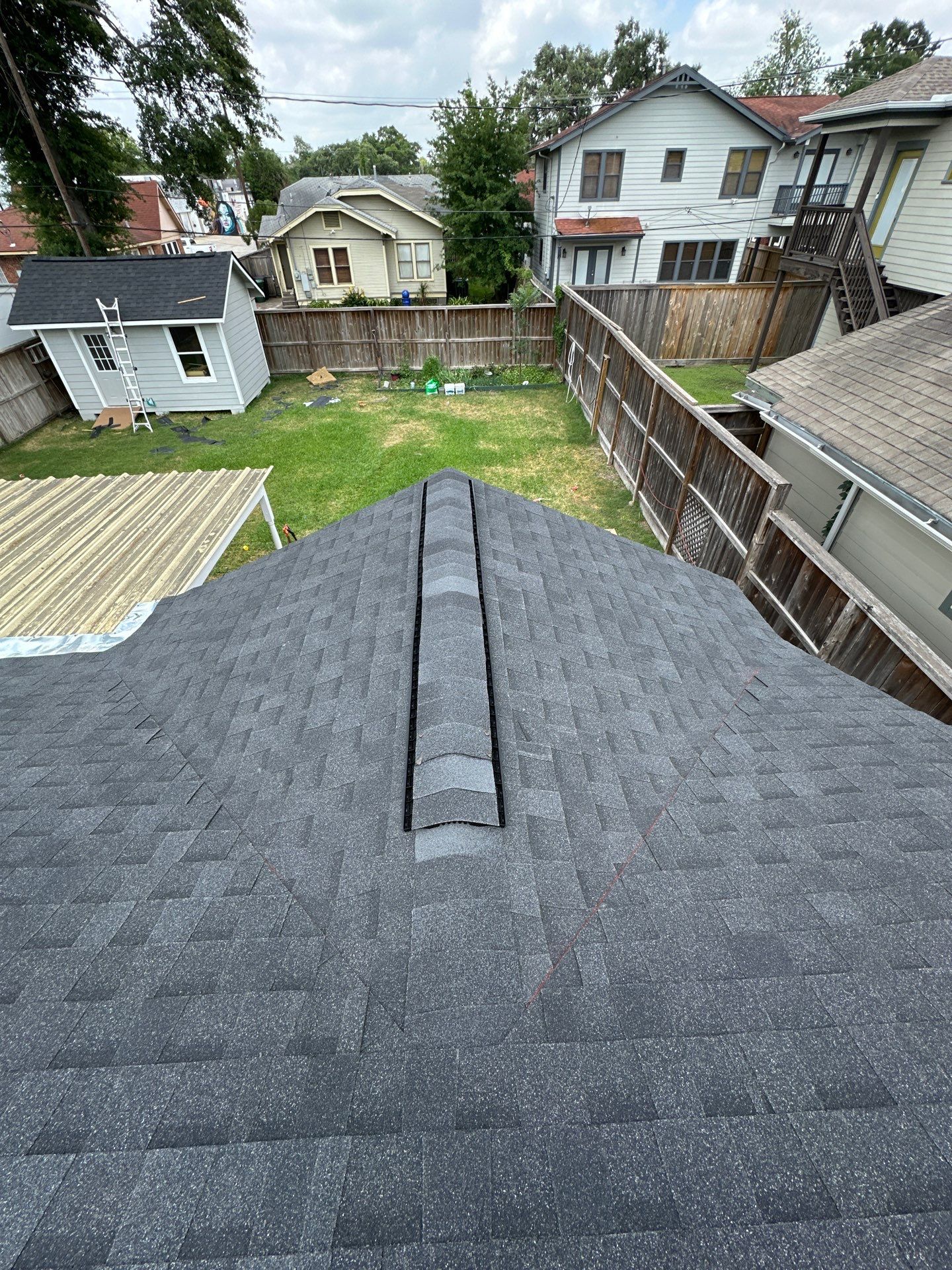 Project in Houston by Motion Roofing