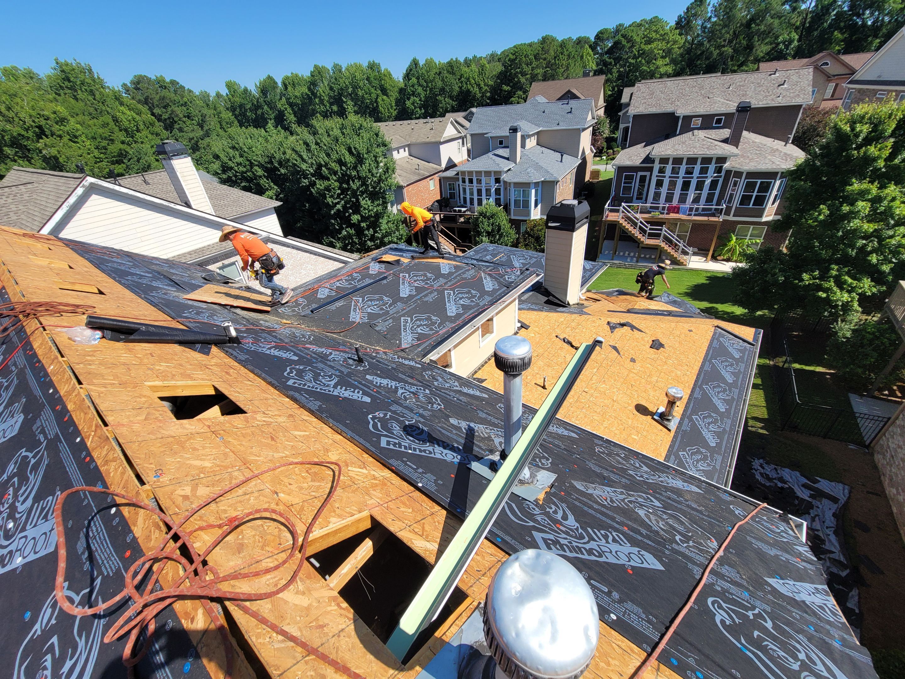 Residential Roofing Installation using Owens Corning by Inspector Roofing and Restoration