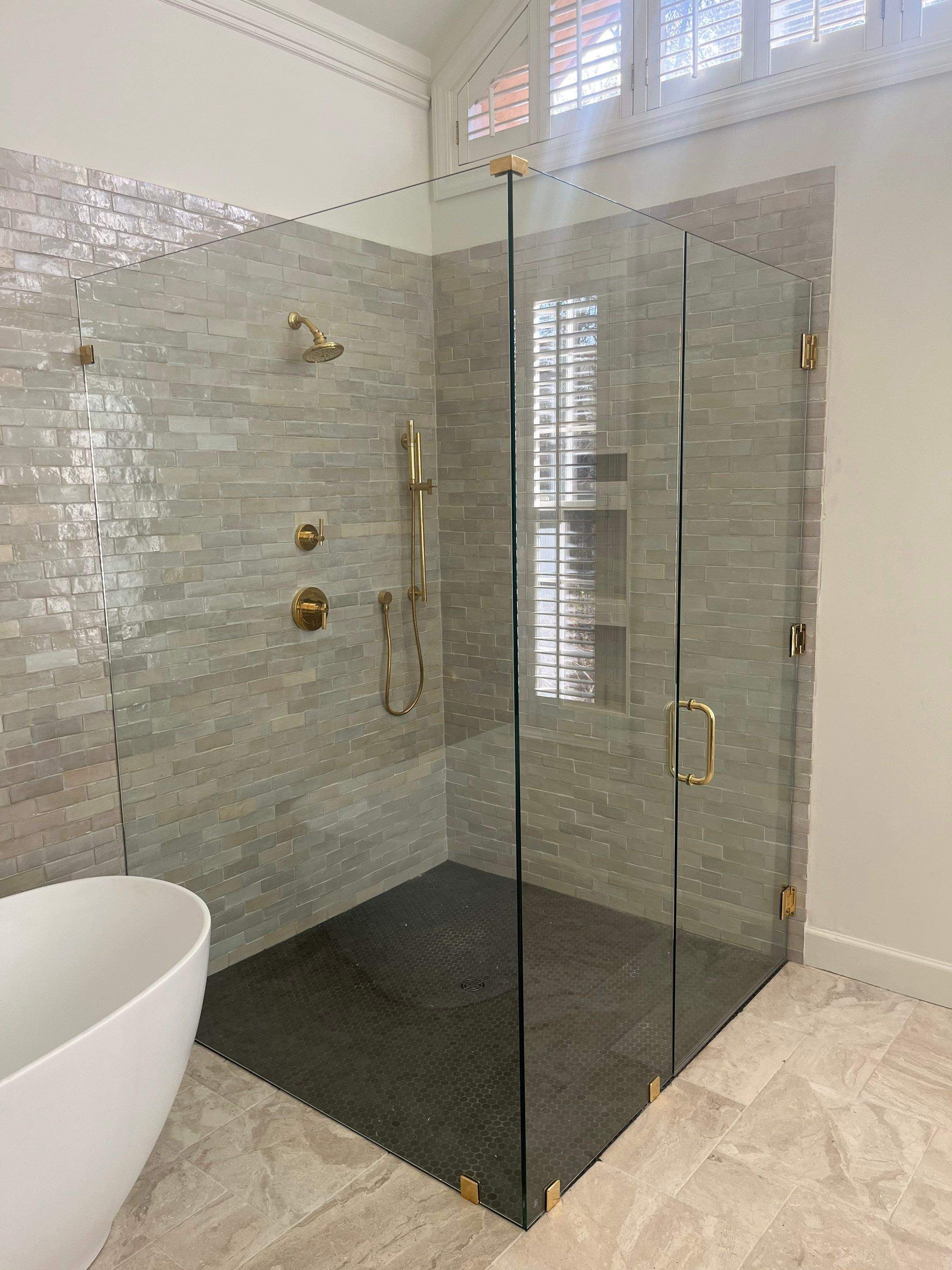 Shower Pictures by Custom Glass Service