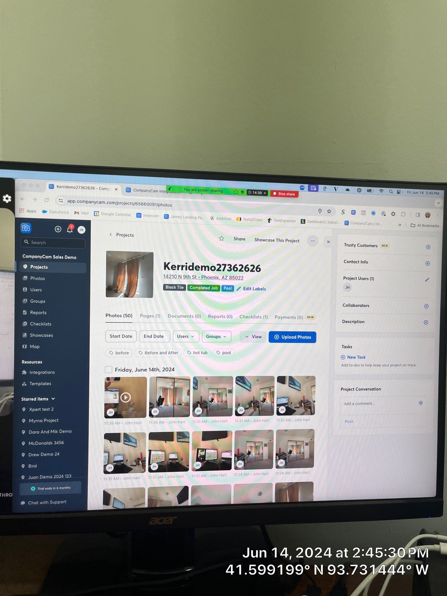 Hello by CompanyCam Sales Demo
