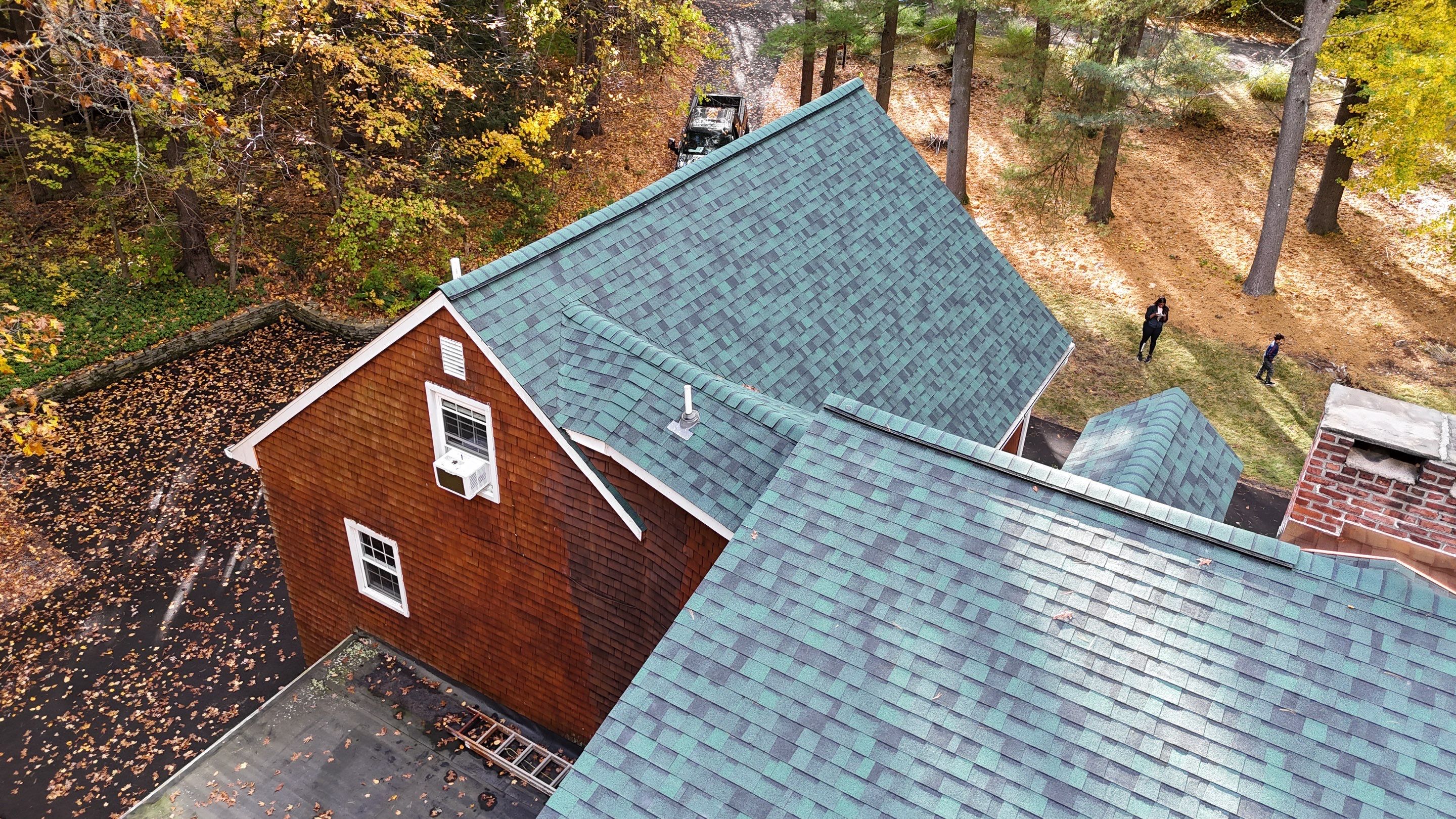 Owens Corning Duration : Chateau Green with Copper Accents in Avon, CT by Golden Shield Roofing