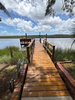 Wood Dock using Wood Sealant