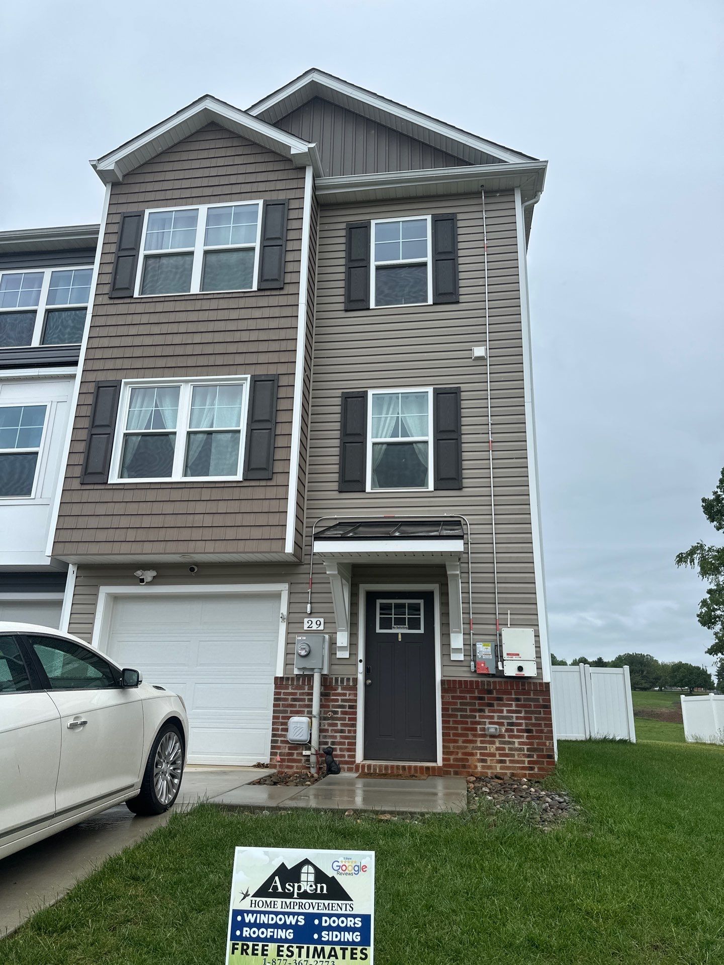 Twin Double Hung Units by Aspen Home Improvements
