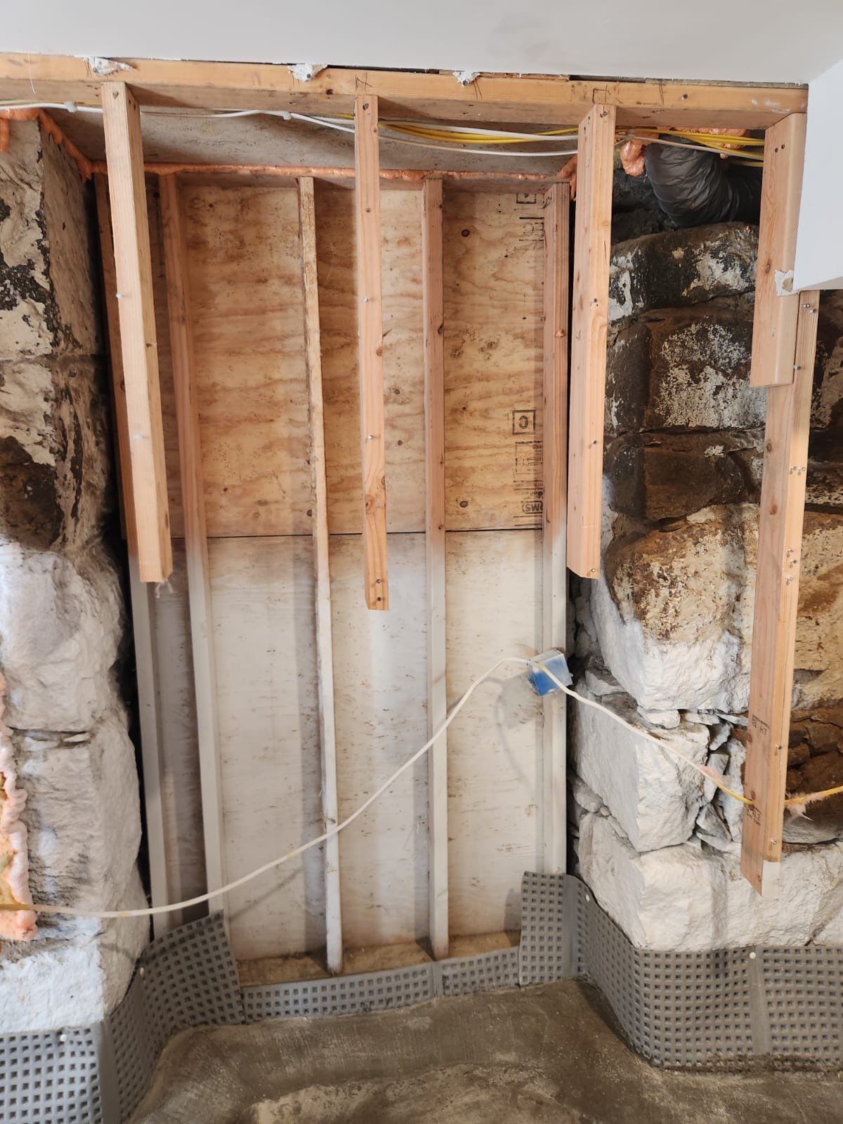 Interior French Drain & Wall Vapor Barrier Boonton NJ by Pure Service Pro, LLC 
