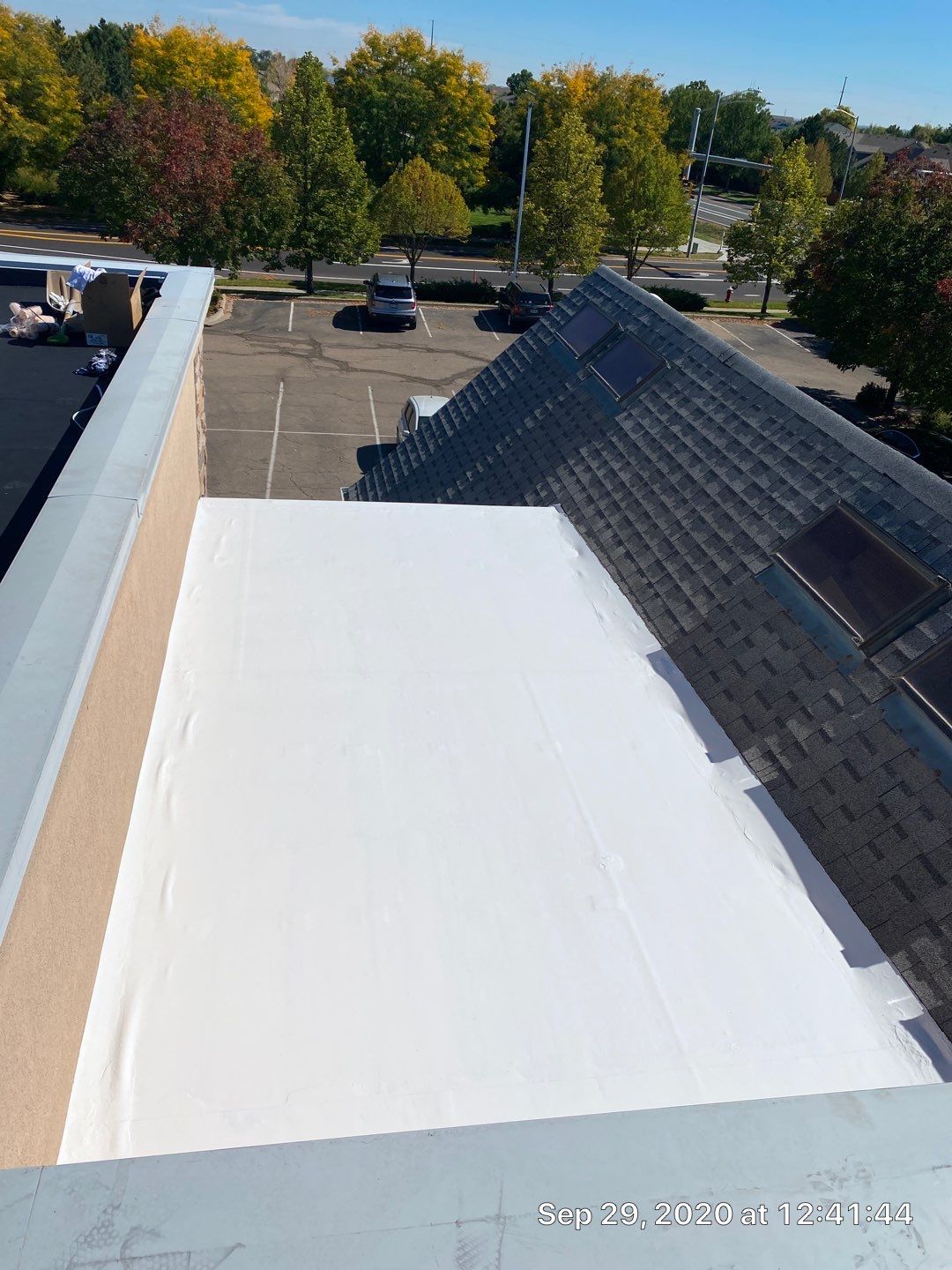 Commercial Roofing Installation using American Standard Coating - S  by A to Z Roofing