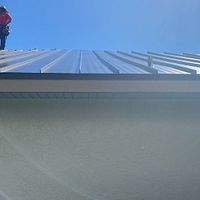 24ga 1.5" Mechanical Seam Cosmic Dust  by Total Roofing System The Metal Roof Experts
