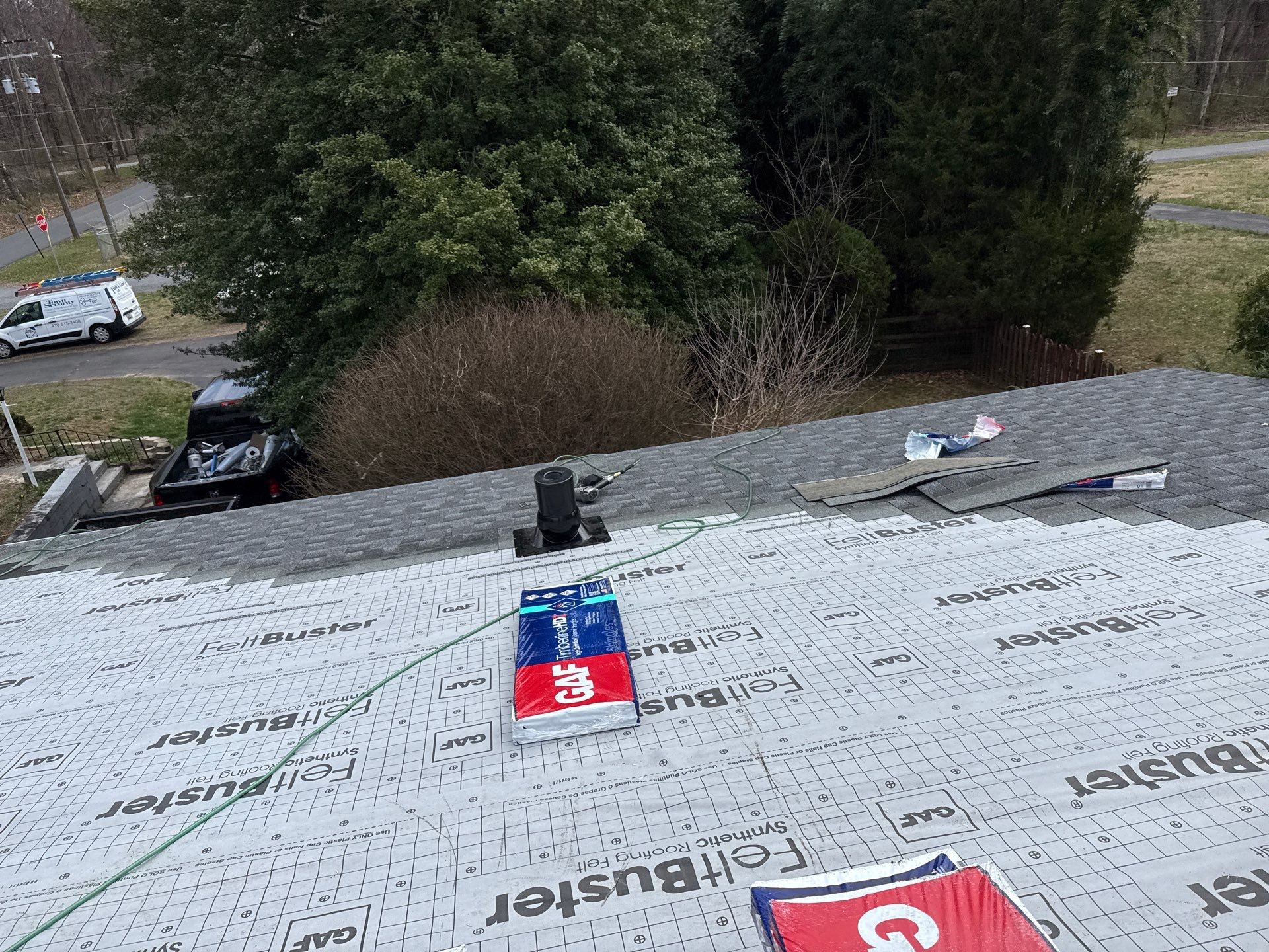 Residential Roofing Installation using GAF Timberline HDZ by Matter Construction, LLC