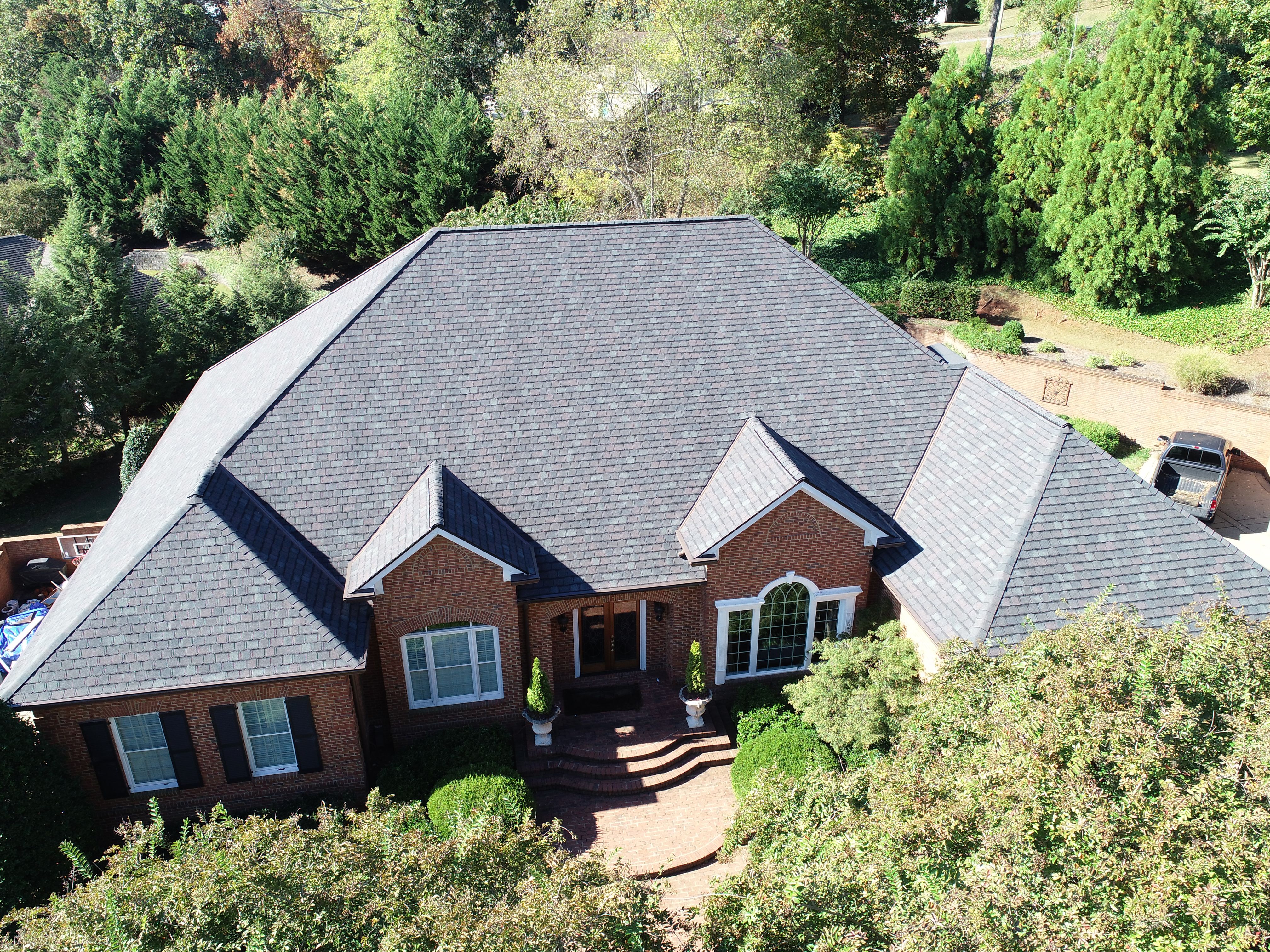 Residential Designer Roofing Installation with custom accent Copper Valleys. Calhoun GA by Georgia Roof Advisors