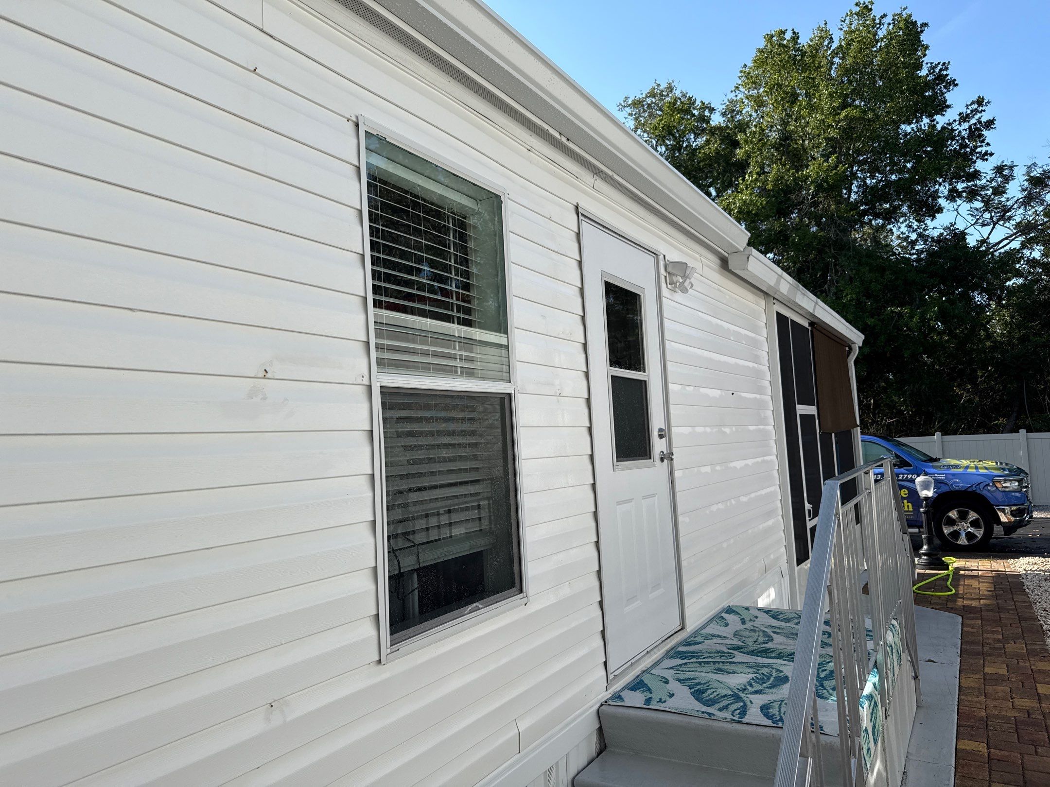 Mobile Home House Wash | Fisherman’s Cove RV Park | Terra Ceia, FL by Sunshine AquaWash