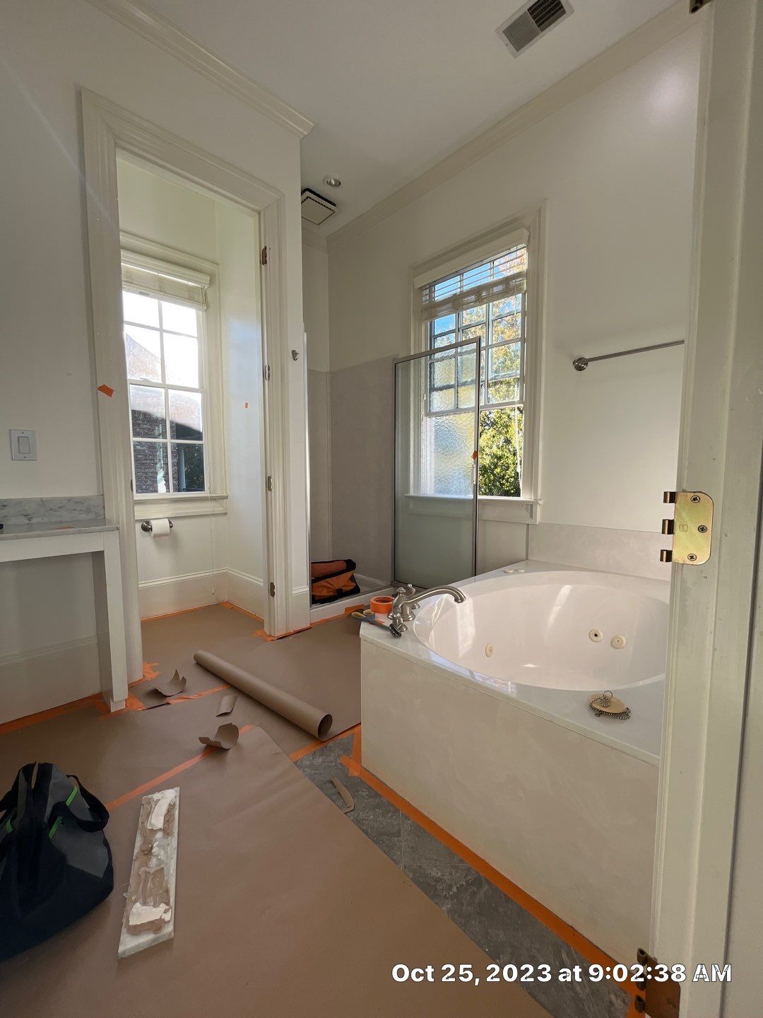 Geaux2Guy Creates a Spa-Like Master Bathroom Retreat in Columbia, SC by Thompson Industrial