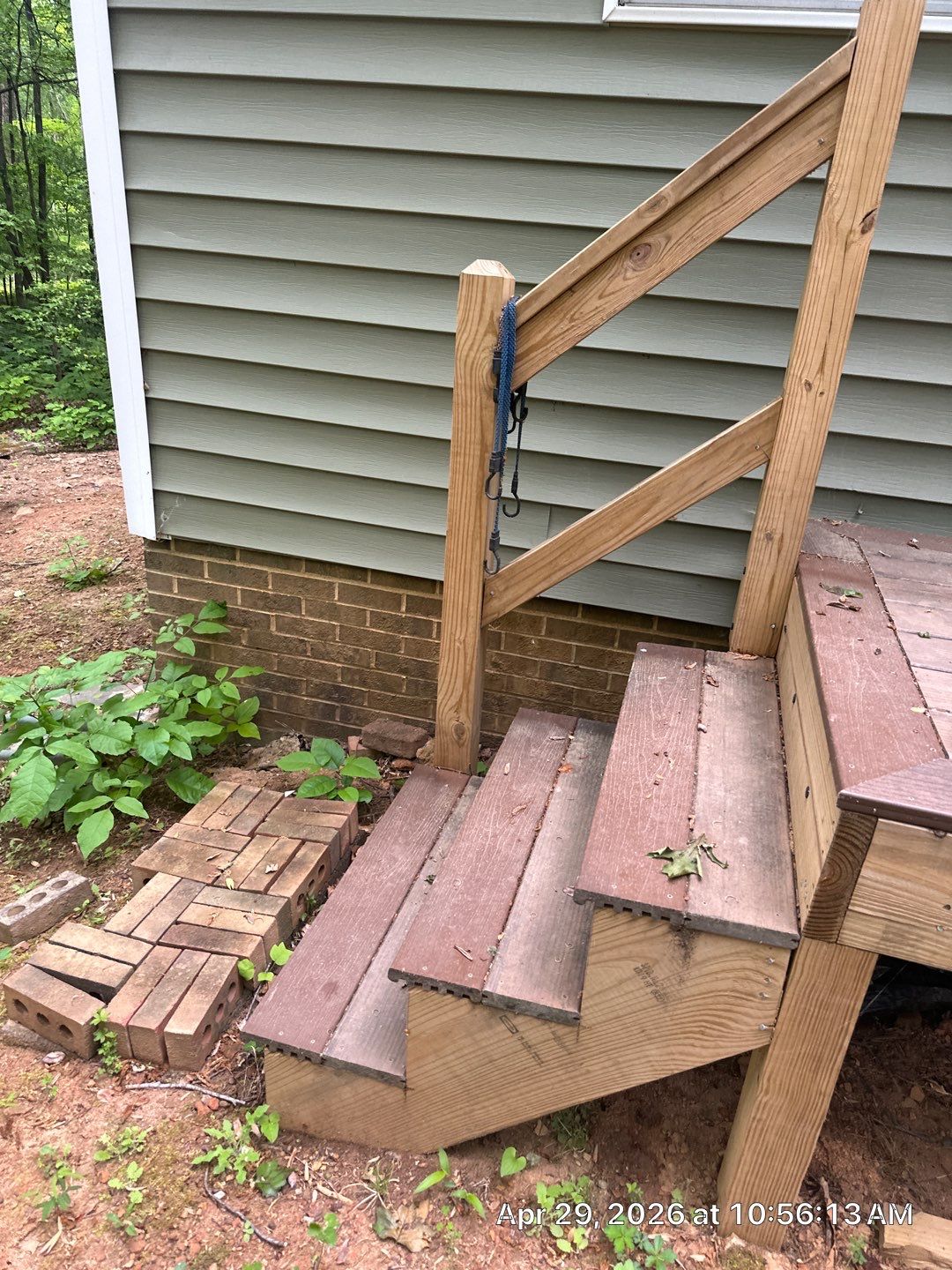 Deck using Wood Sealant and Concrete Using Concrete Sealant by DuraSeal