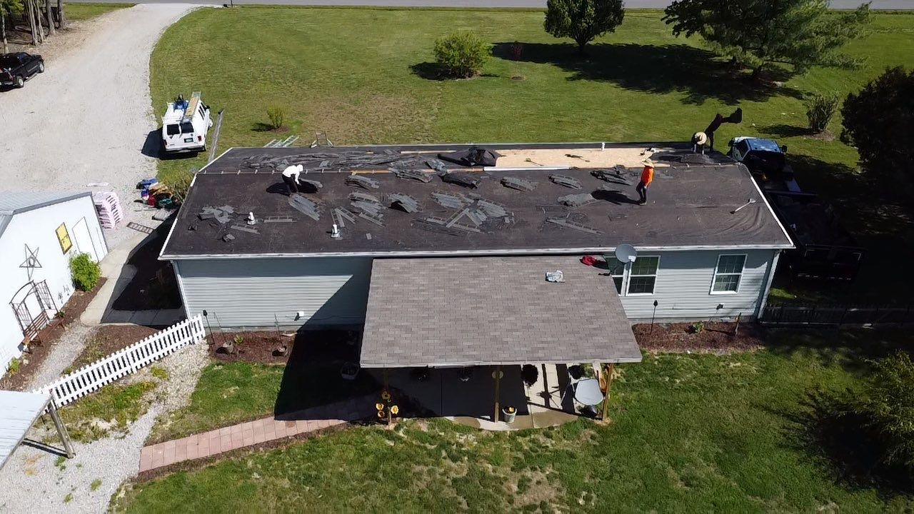 Residential Roofing Installation using Owens Corning Estate Gray Duration by Storm Contracting 