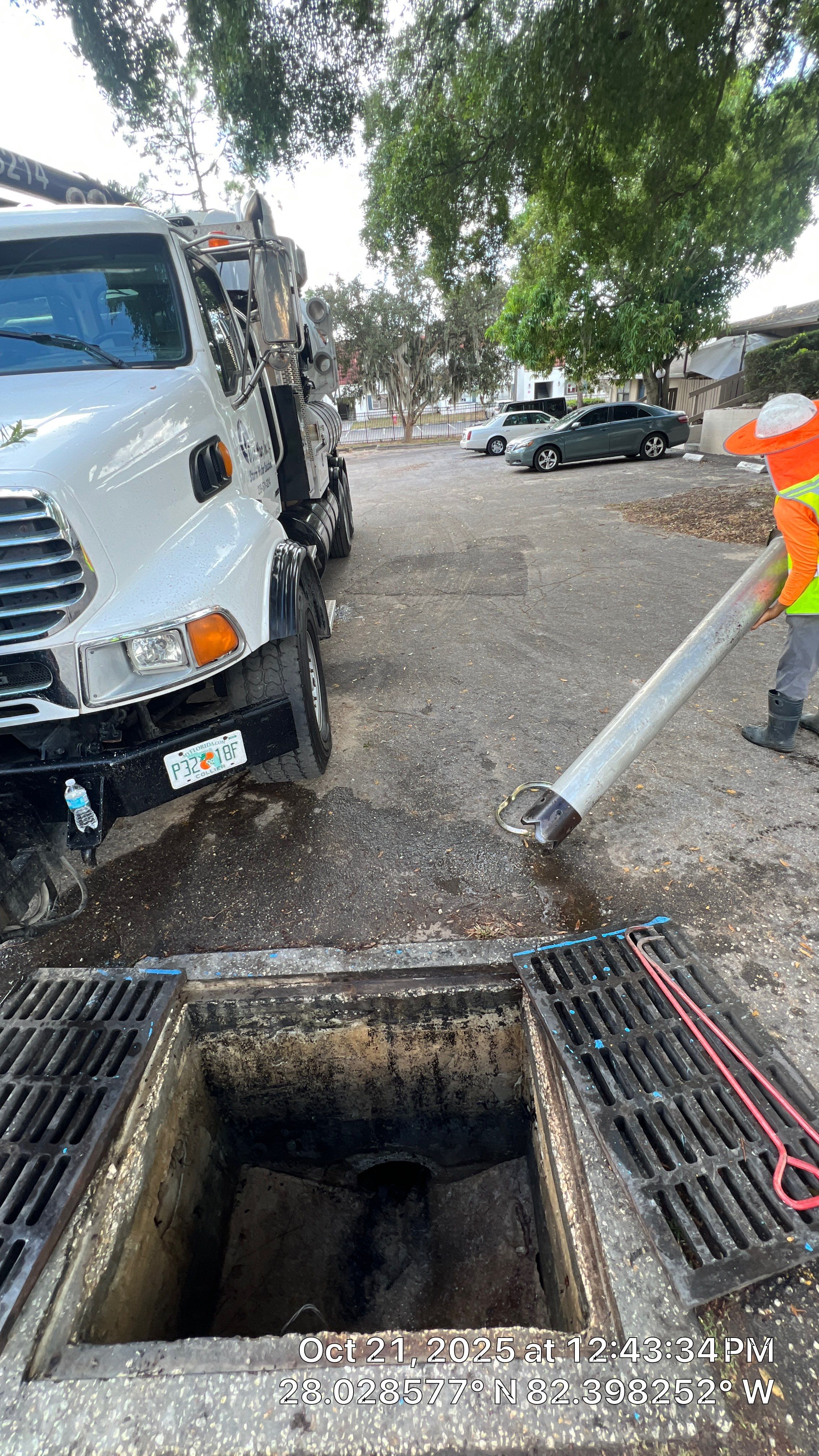 Apartment Complex Storm Water System Cleaning and Maintenance by APS Power & Water