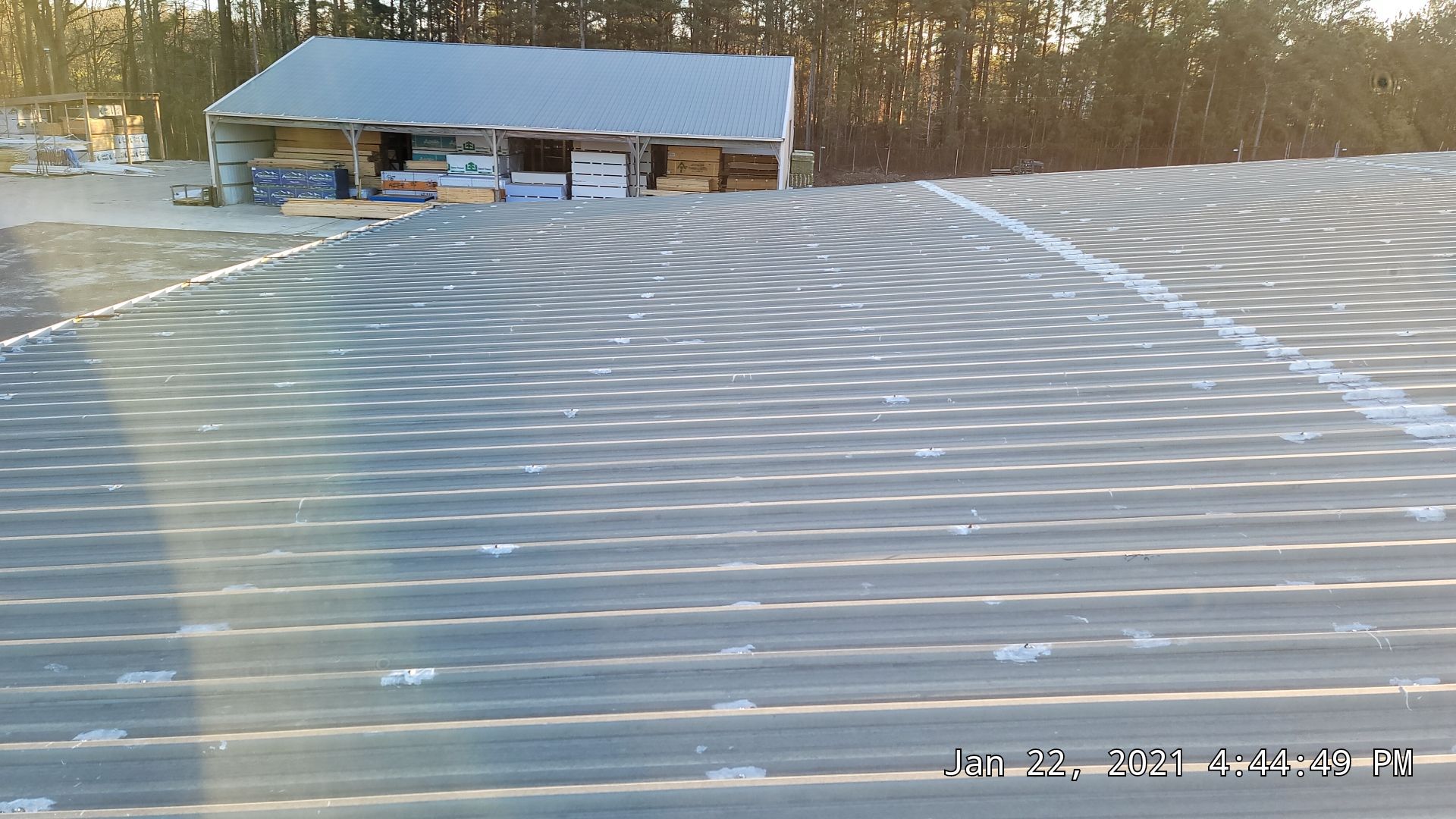 Commercial Roofing Installation using Aldocoat Coatings by Hostetler Roofing