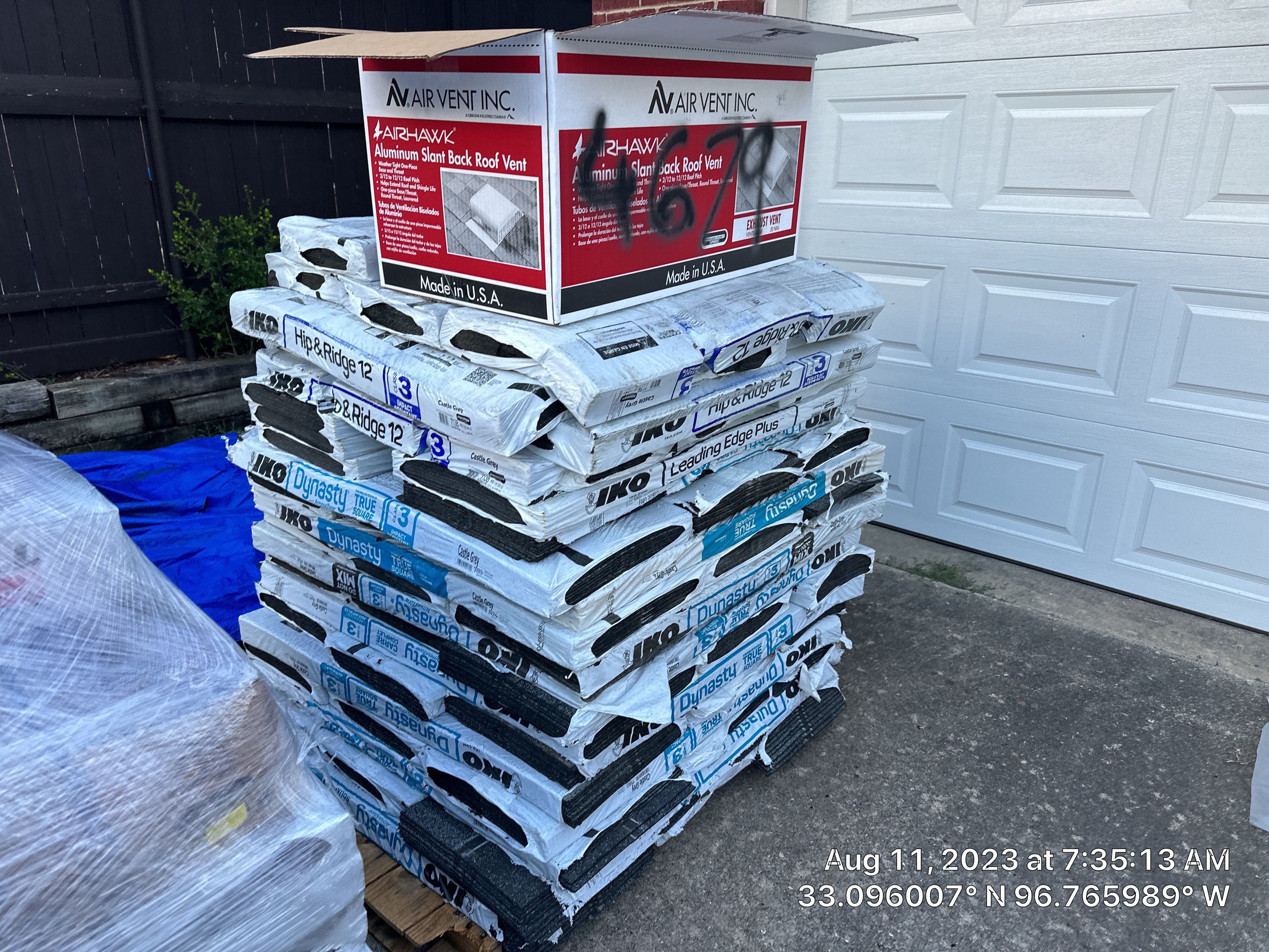 Residential Roofing Installation using IKO Dysnasty Class3 Summit Gray by Eminent Roofing & Auto Hail Repair