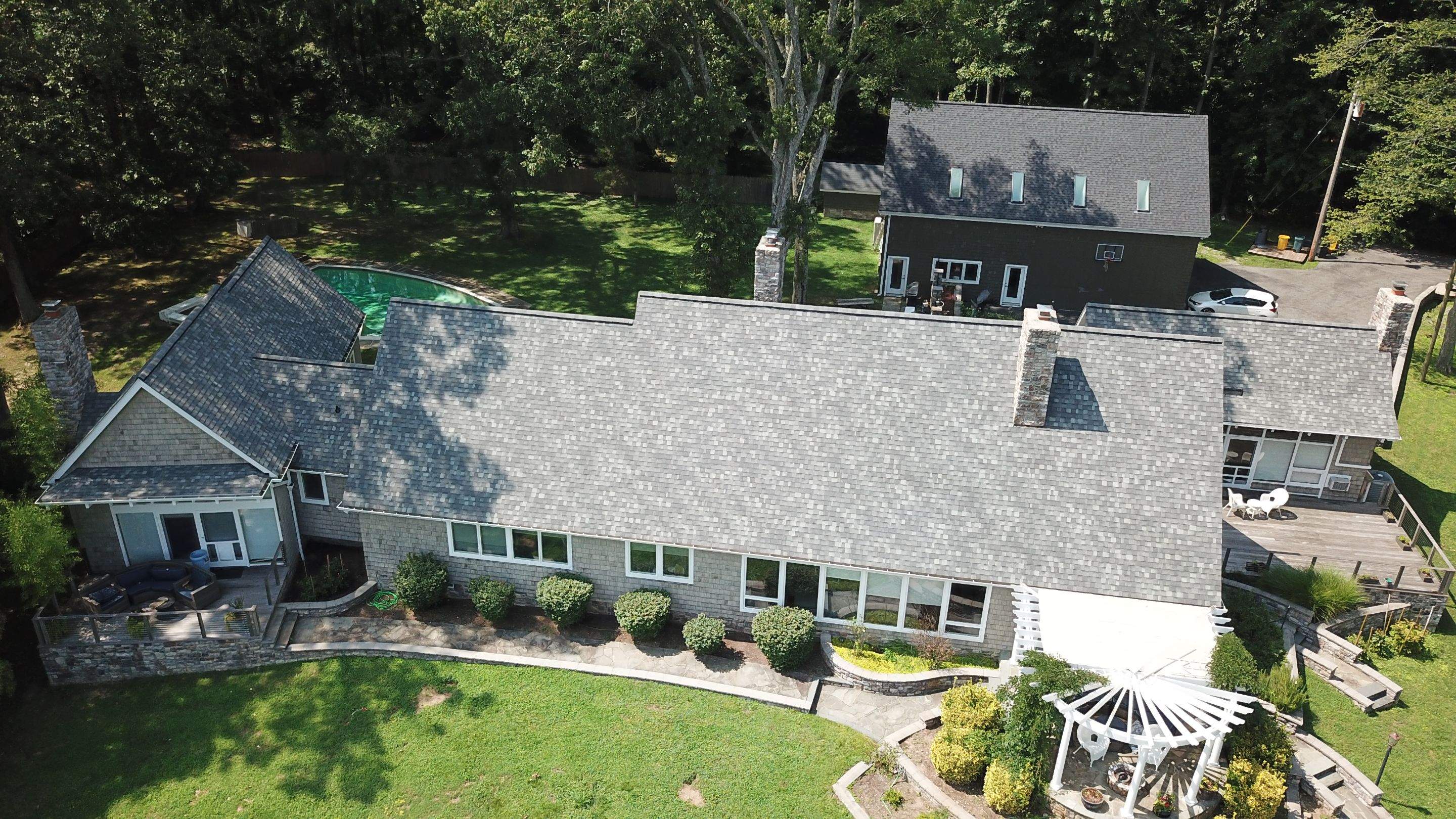 Roof Replacement using IKO Dynasty by American Home Contractors